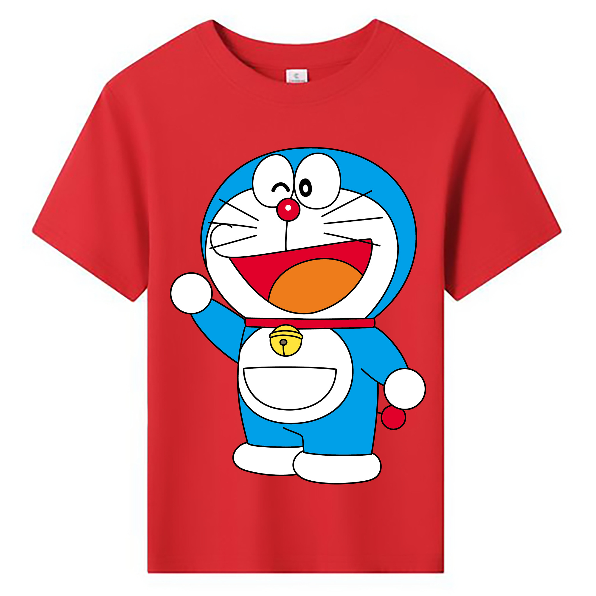 （画像用） ドラえもん Doraemon 綿100％キッズTシャツ（フロントプリント）