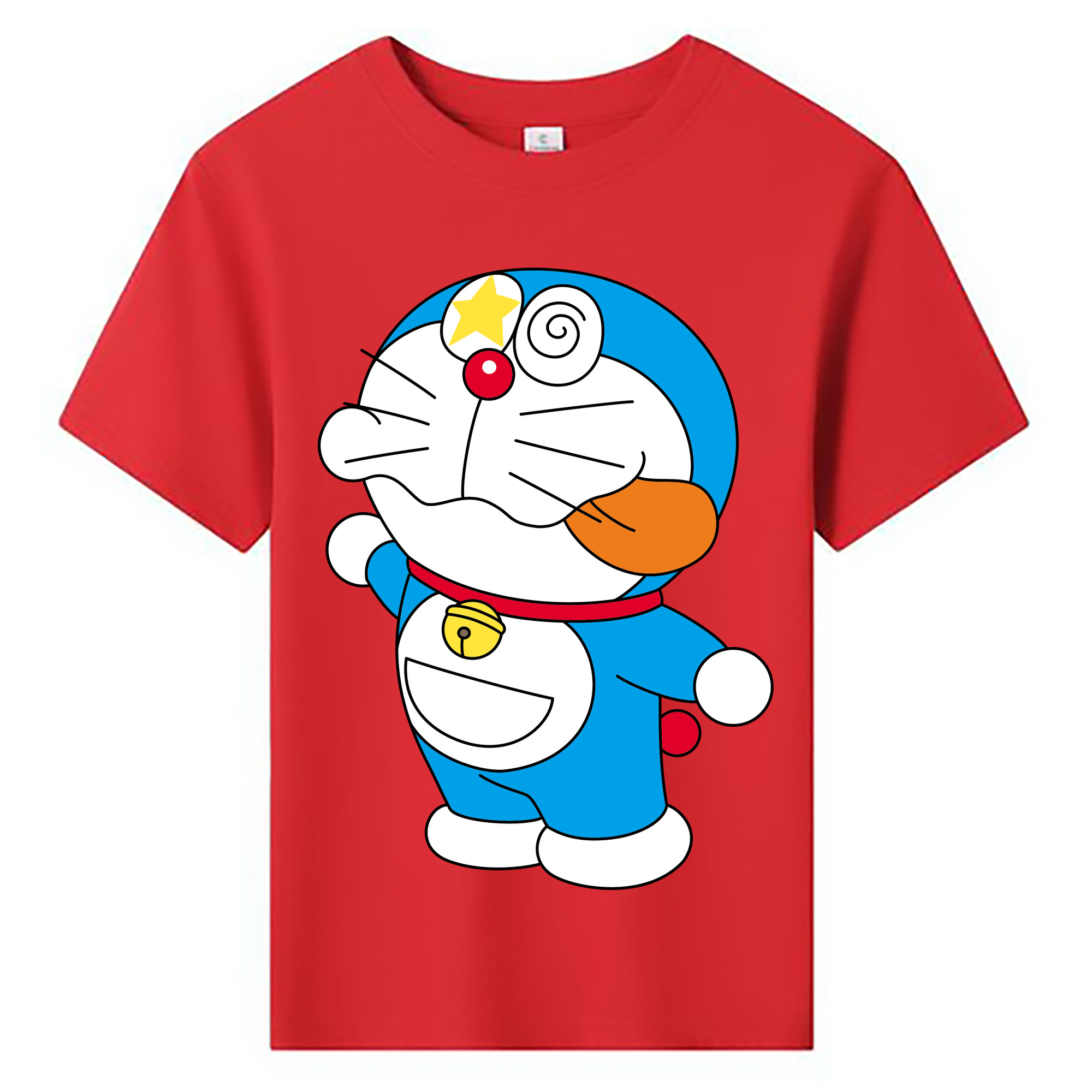 （画像用） ドラえもん Doraemon 綿100％キッズTシャツ（フロントプリント）