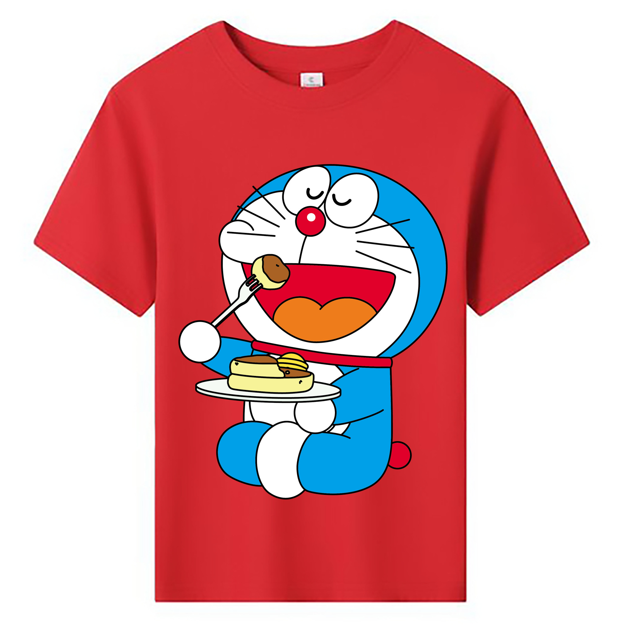 （画像用） ドラえもん Doraemon 綿100％キッズTシャツ（フロントプリント）