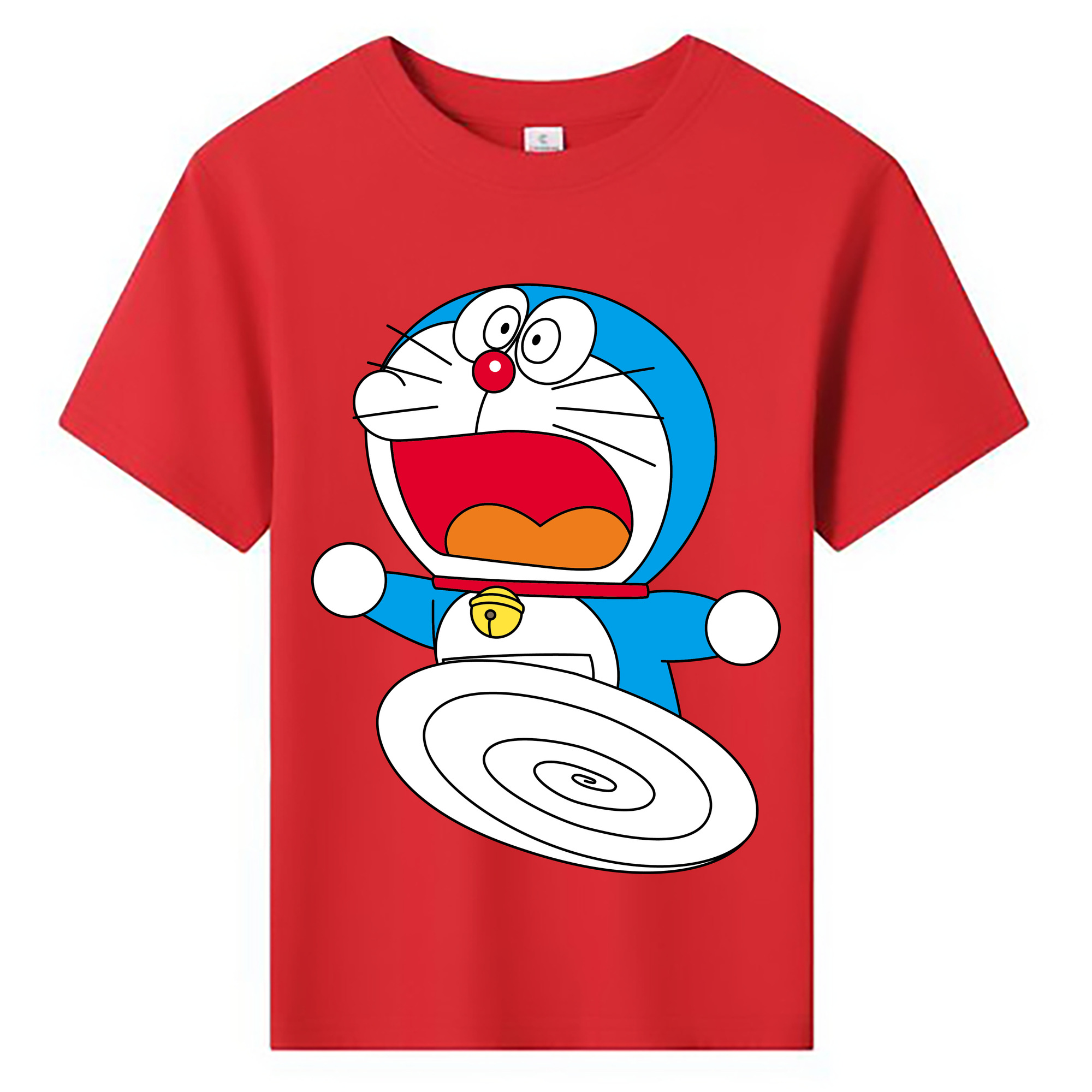 （画像用） ドラえもん Doraemon 綿100％キッズTシャツ（フロントプリント）