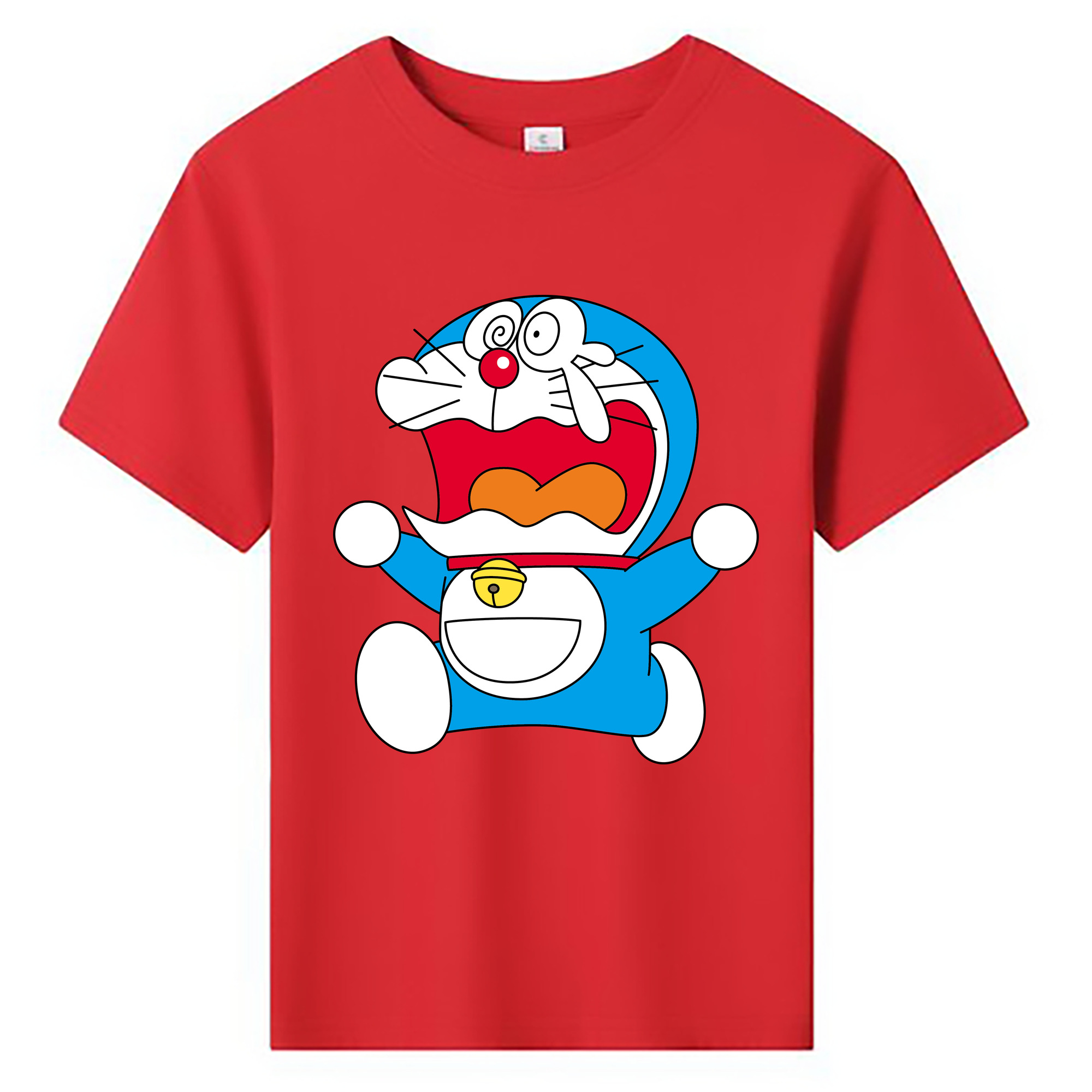 （画像用） ドラえもん Doraemon 綿100％キッズTシャツ（フロントプリント）