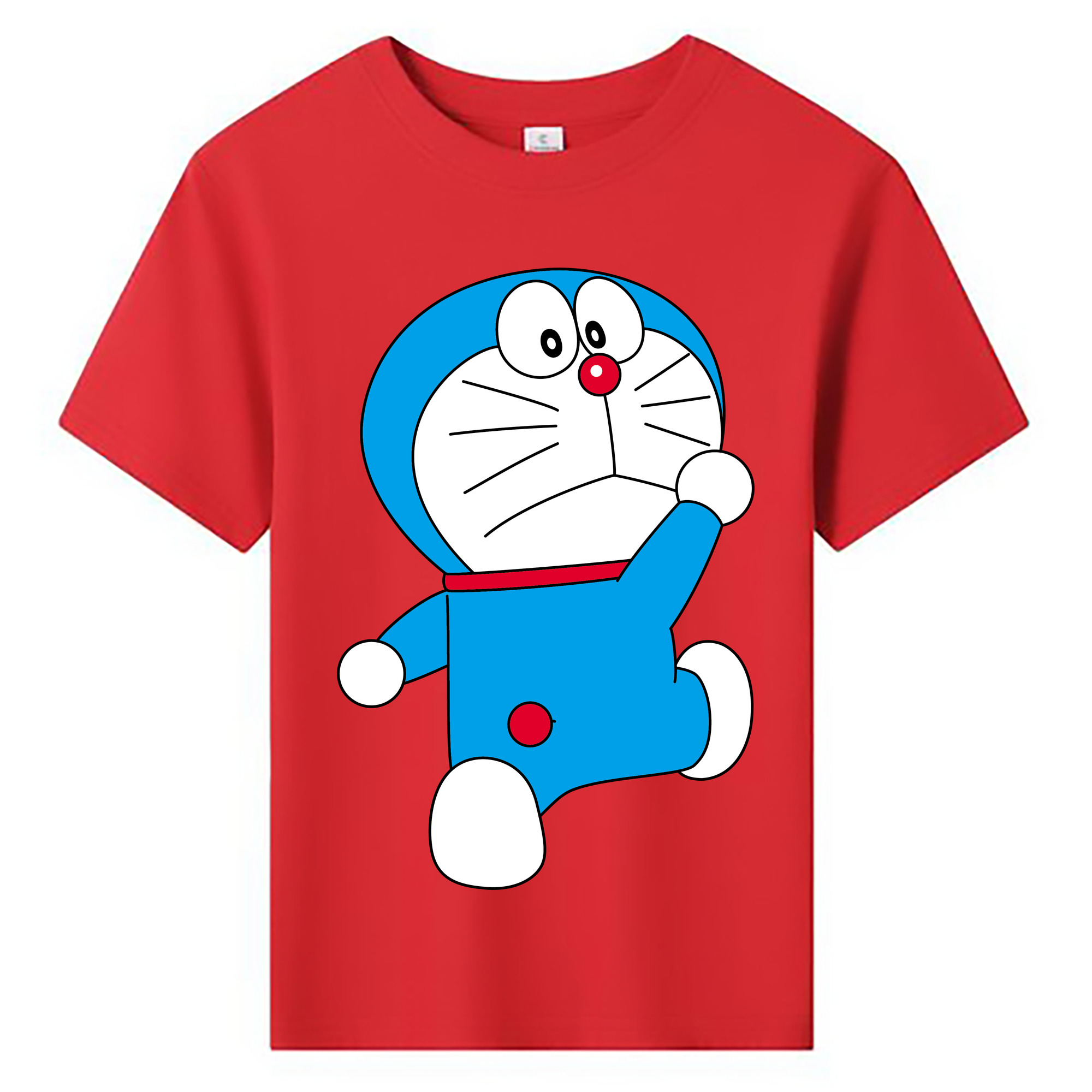 （画像用） ドラえもん Doraemon 綿100％キッズTシャツ（フロントプリント）