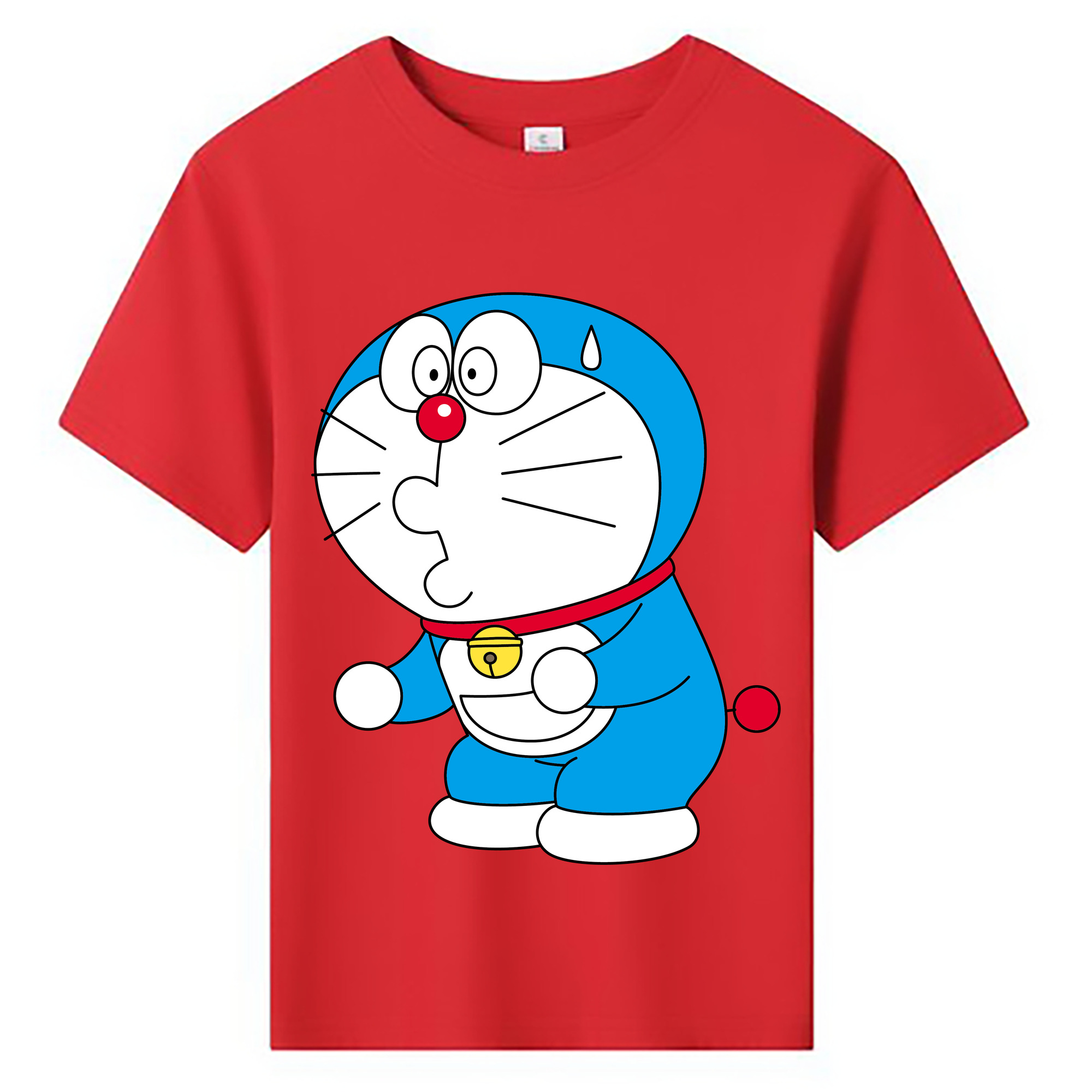 （画像用） ドラえもん Doraemon 綿100％キッズTシャツ（フロントプリント）