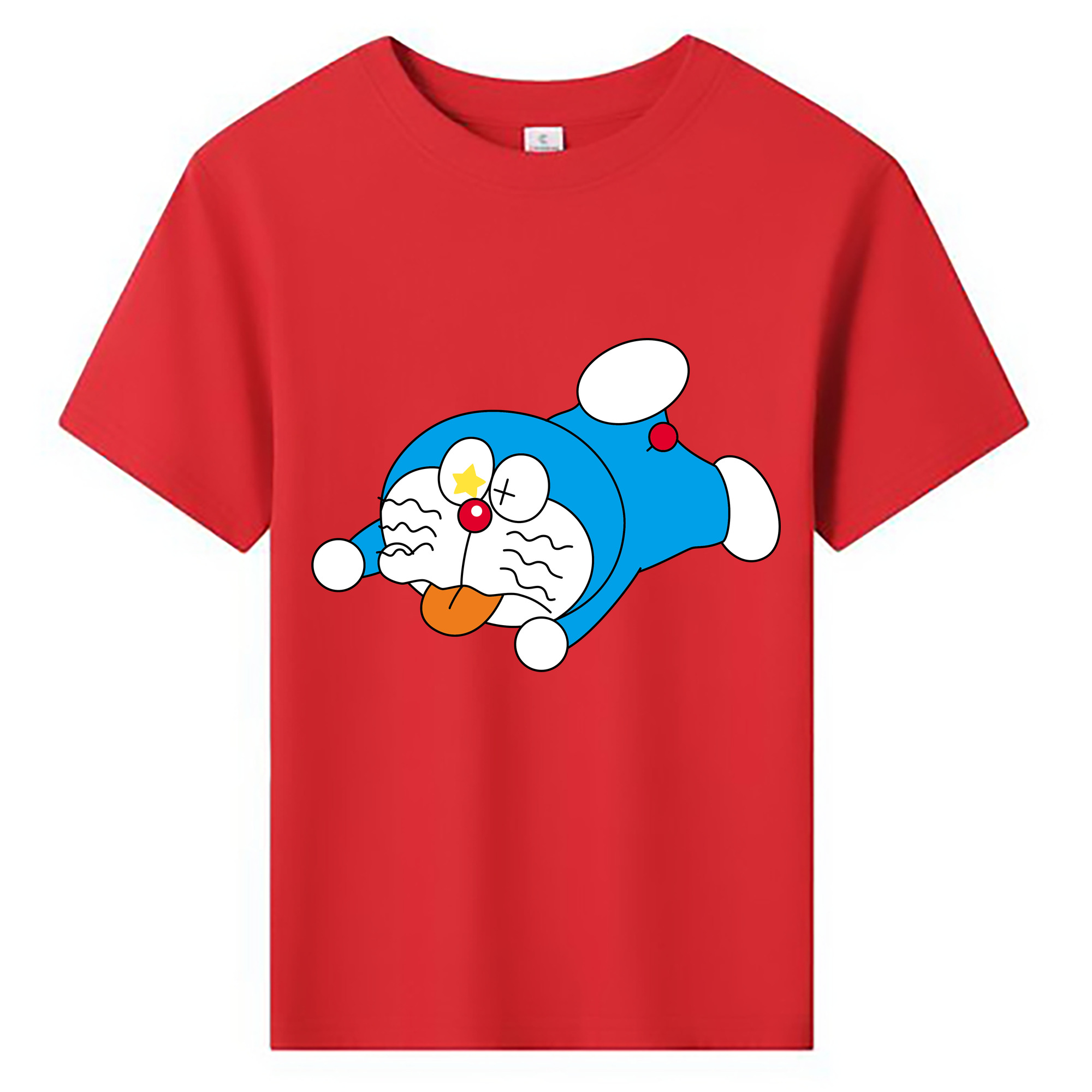 （画像用） ドラえもん Doraemon 綿100％キッズTシャツ（フロントプリント）