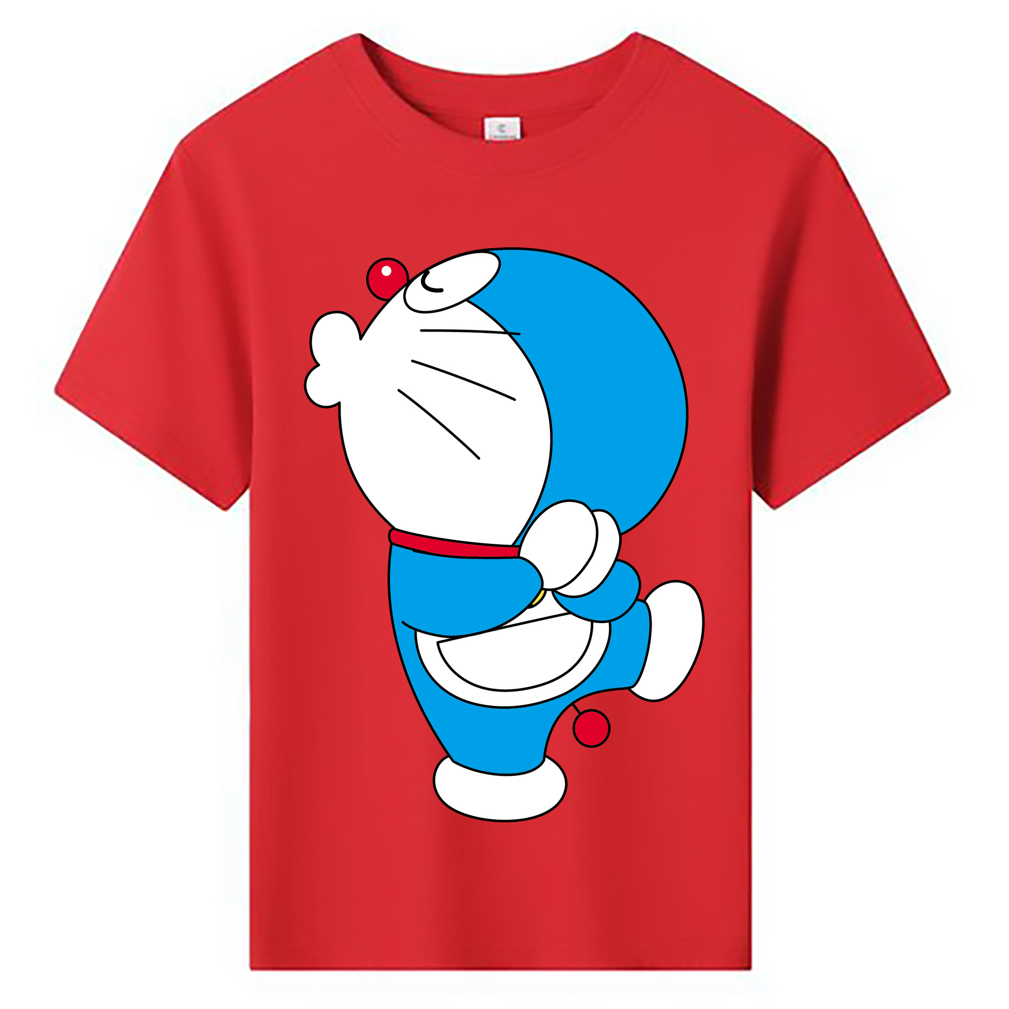 （画像用） ドラえもん Doraemon 綿100％キッズTシャツ（フロントプリント）