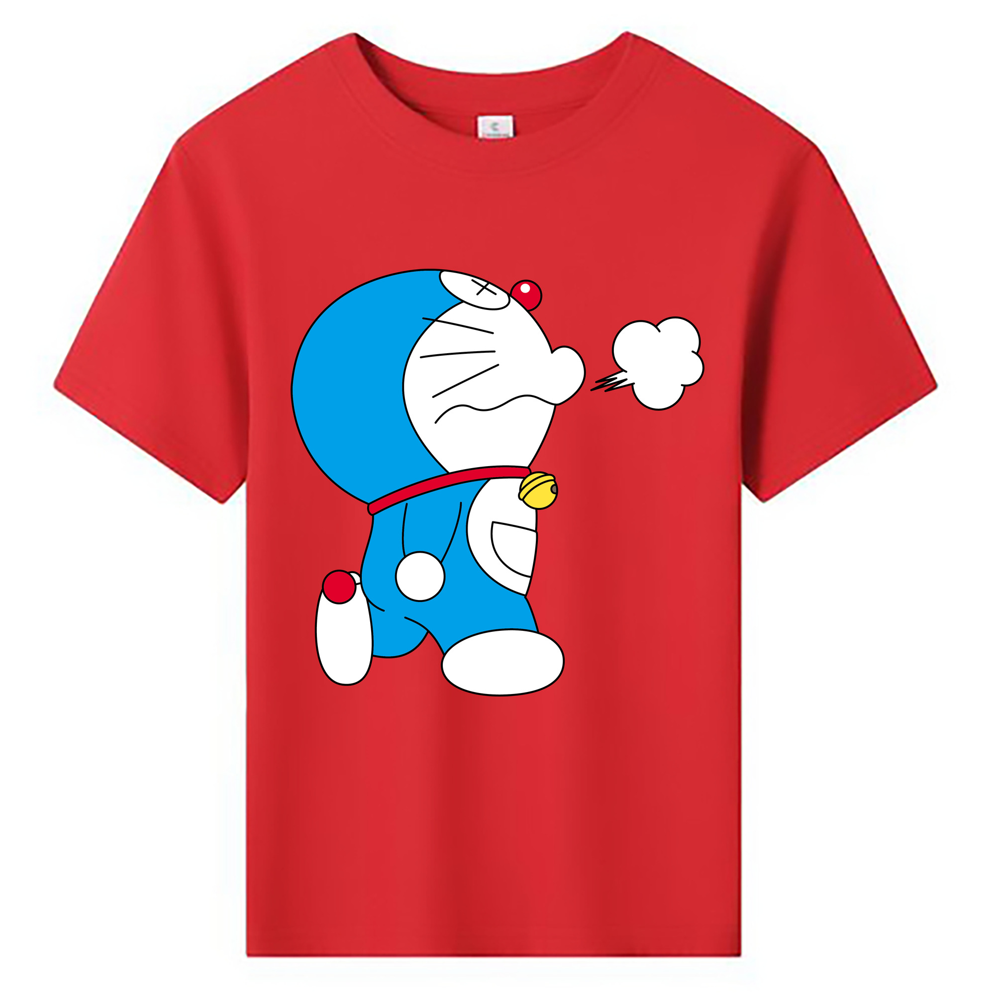 （画像用） ドラえもん Doraemon 綿100％キッズTシャツ（フロントプリント）
