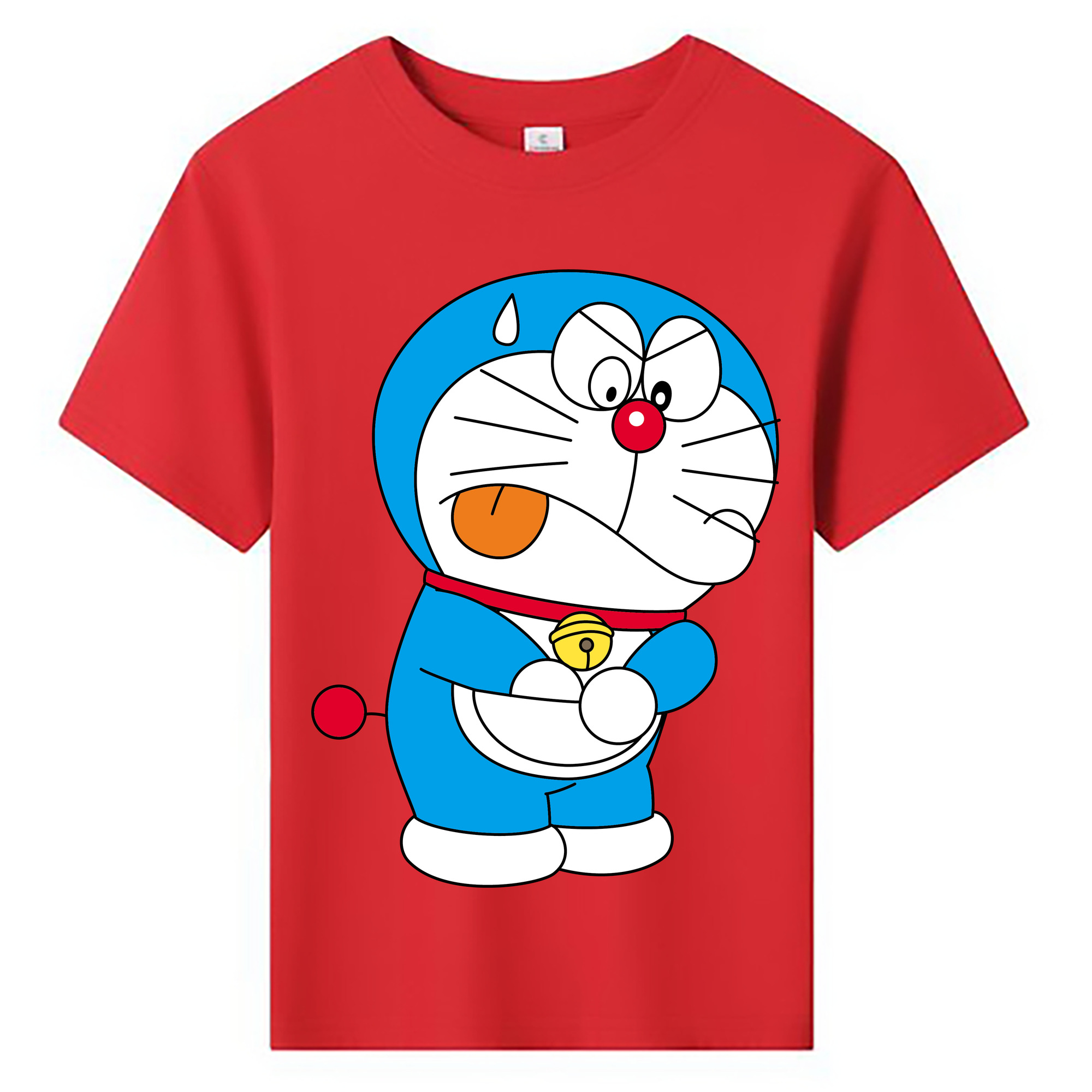 （画像用） ドラえもん Doraemon 綿100％キッズTシャツ（フロントプリント）