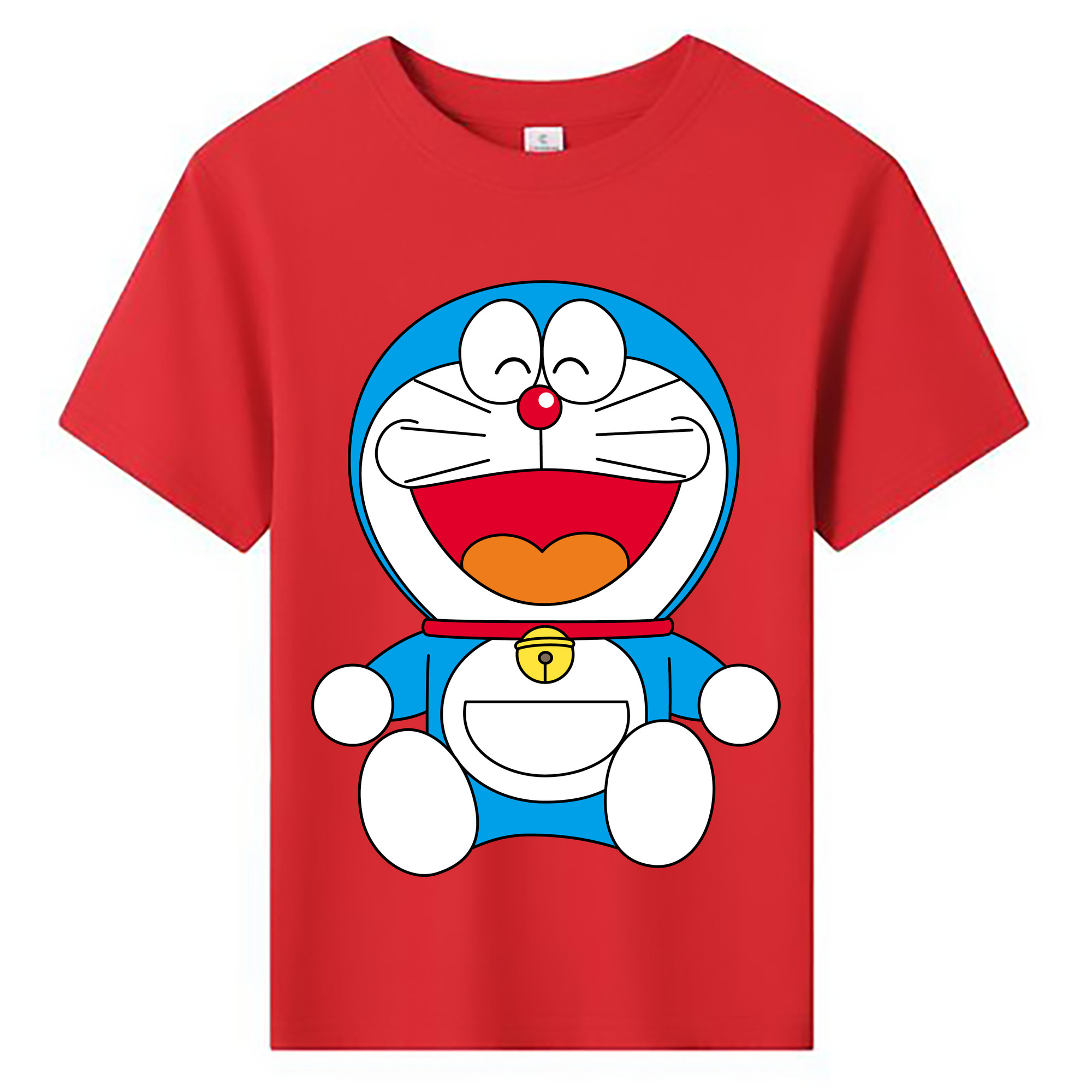 （画像用） ドラえもん Doraemon 綿100％キッズTシャツ（フロントプリント）