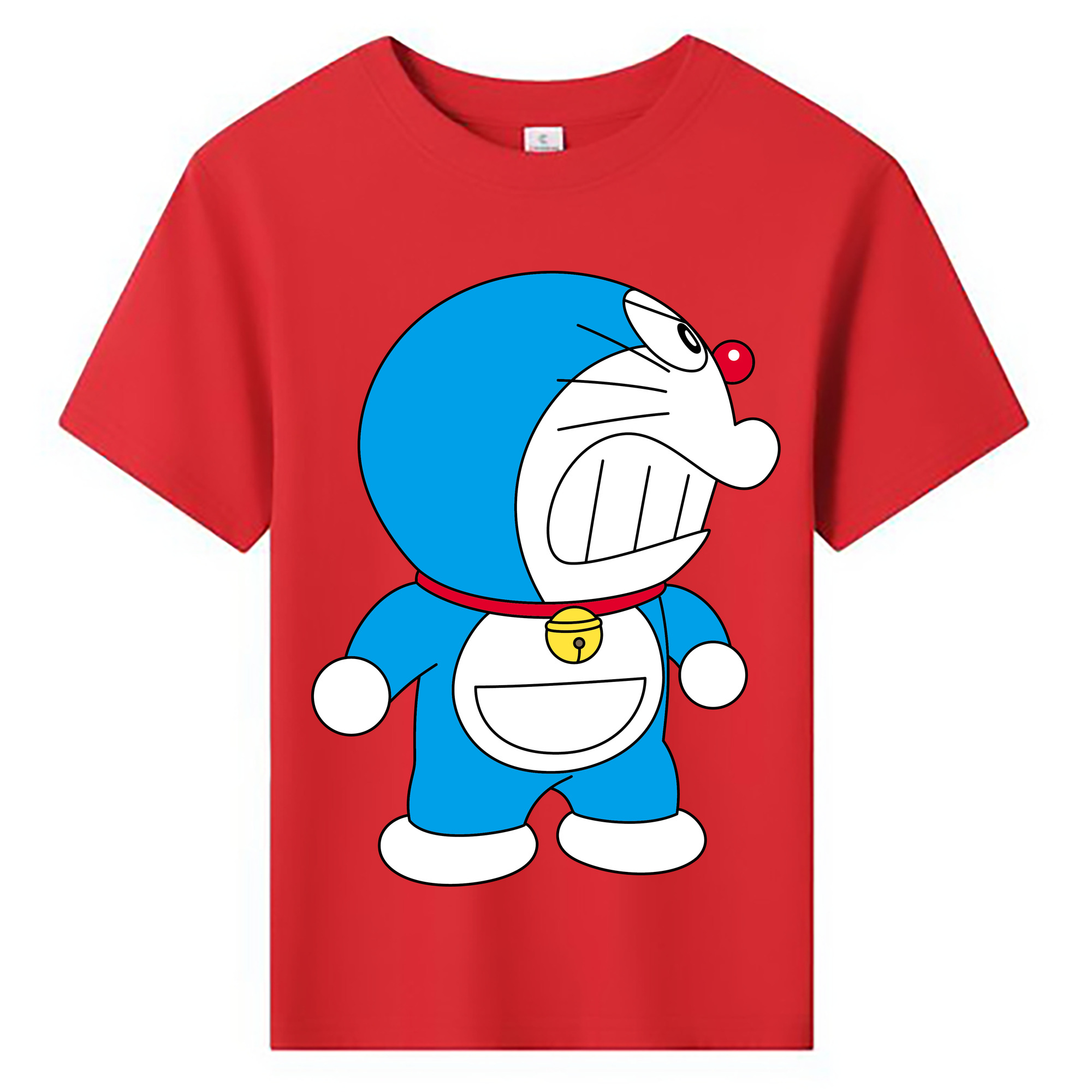 （画像用） ドラえもん Doraemon 綿100％キッズTシャツ（フロントプリント）