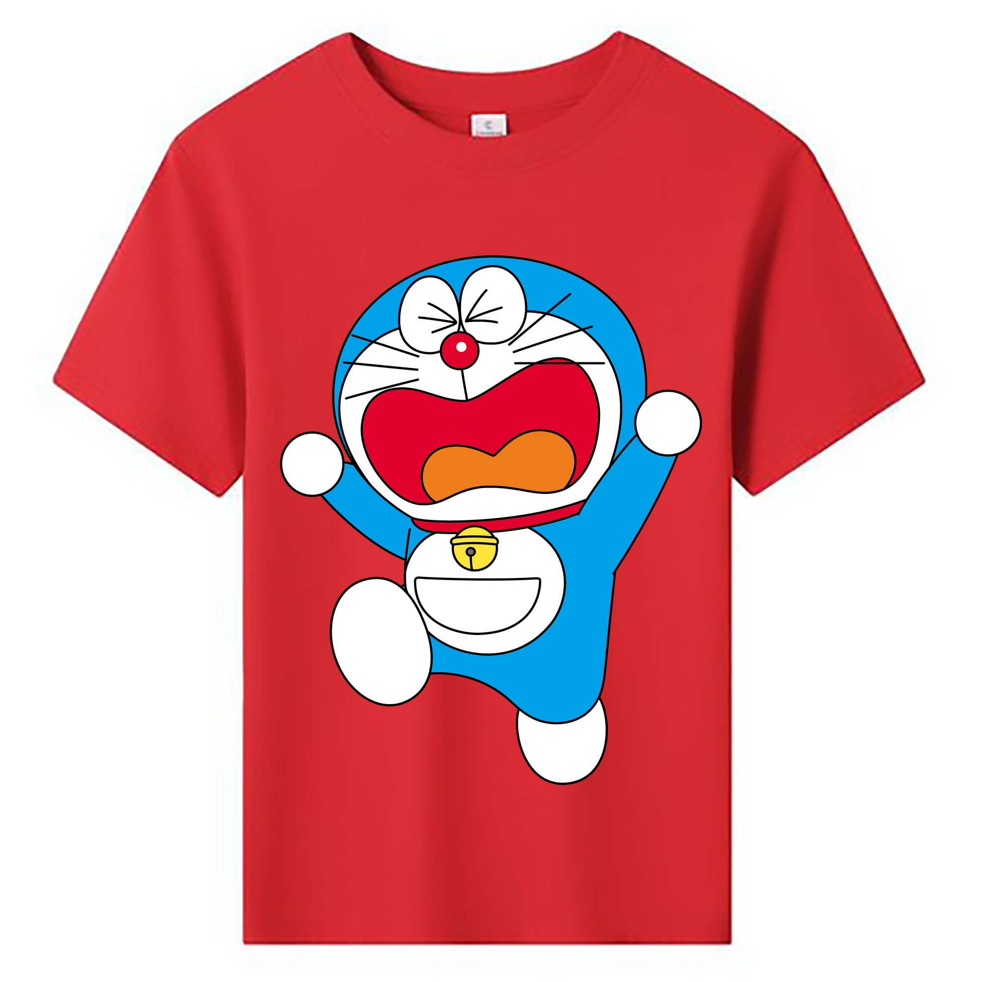 （画像用） ドラえもん Doraemon 綿100％キッズTシャツ（フロントプリント）