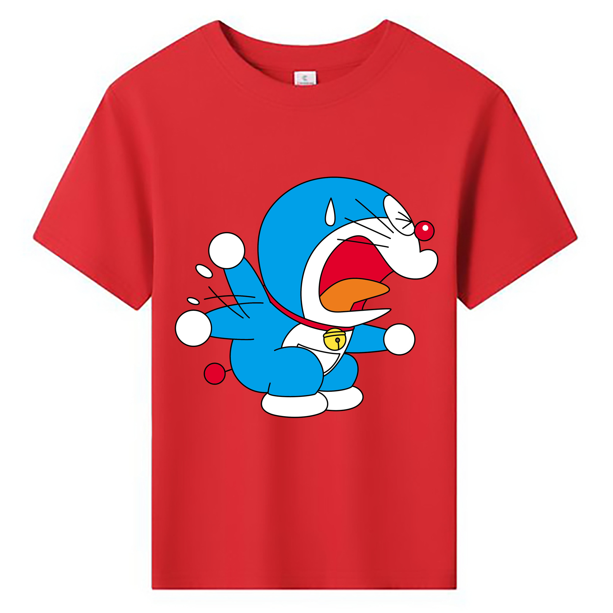 （画像用） ドラえもん Doraemon 綿100％キッズTシャツ（フロントプリント）