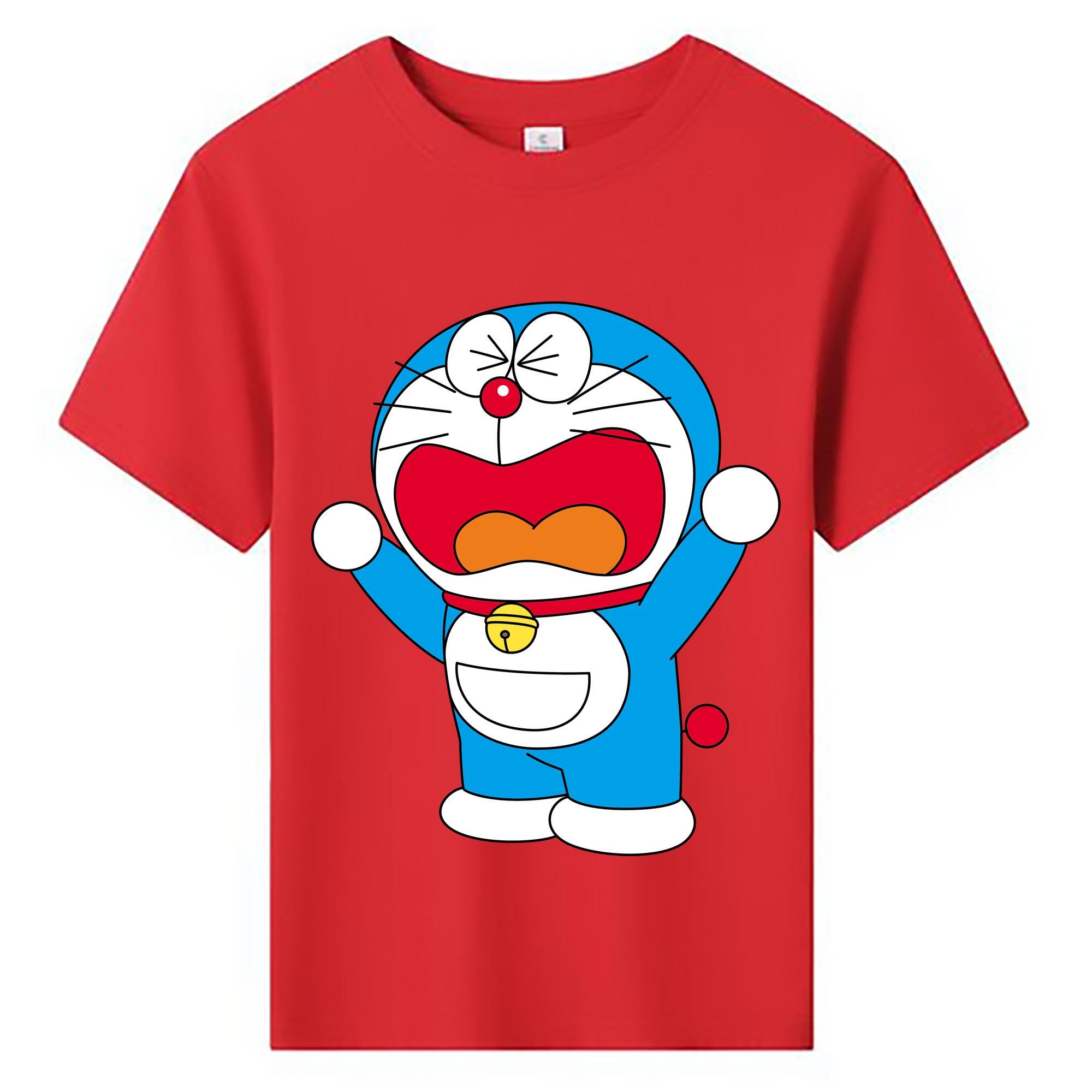 （画像用） ドラえもん Doraemon 綿100％キッズTシャツ（フロントプリント）