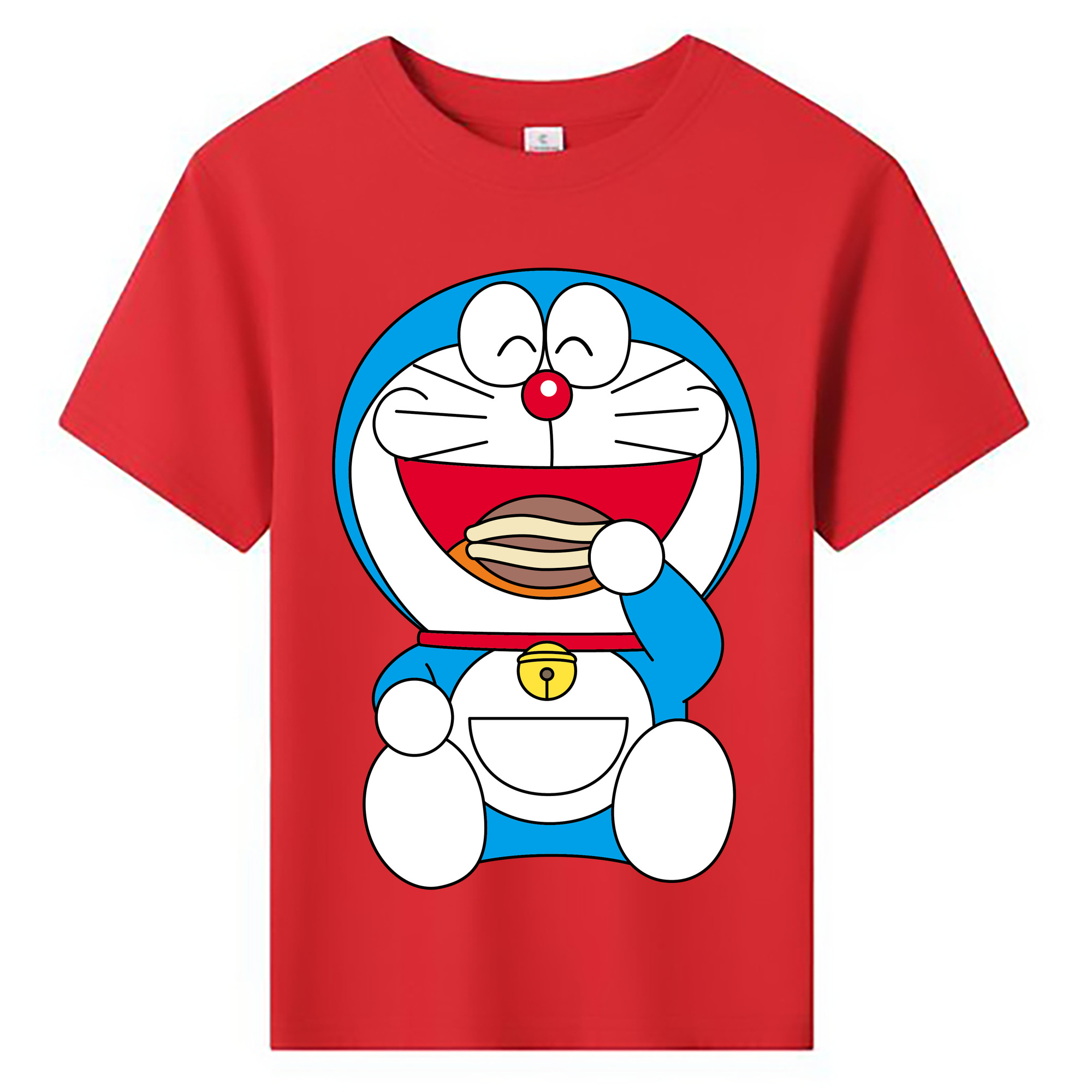 （画像用） ドラえもん Doraemon 綿100％キッズTシャツ（フロントプリント）