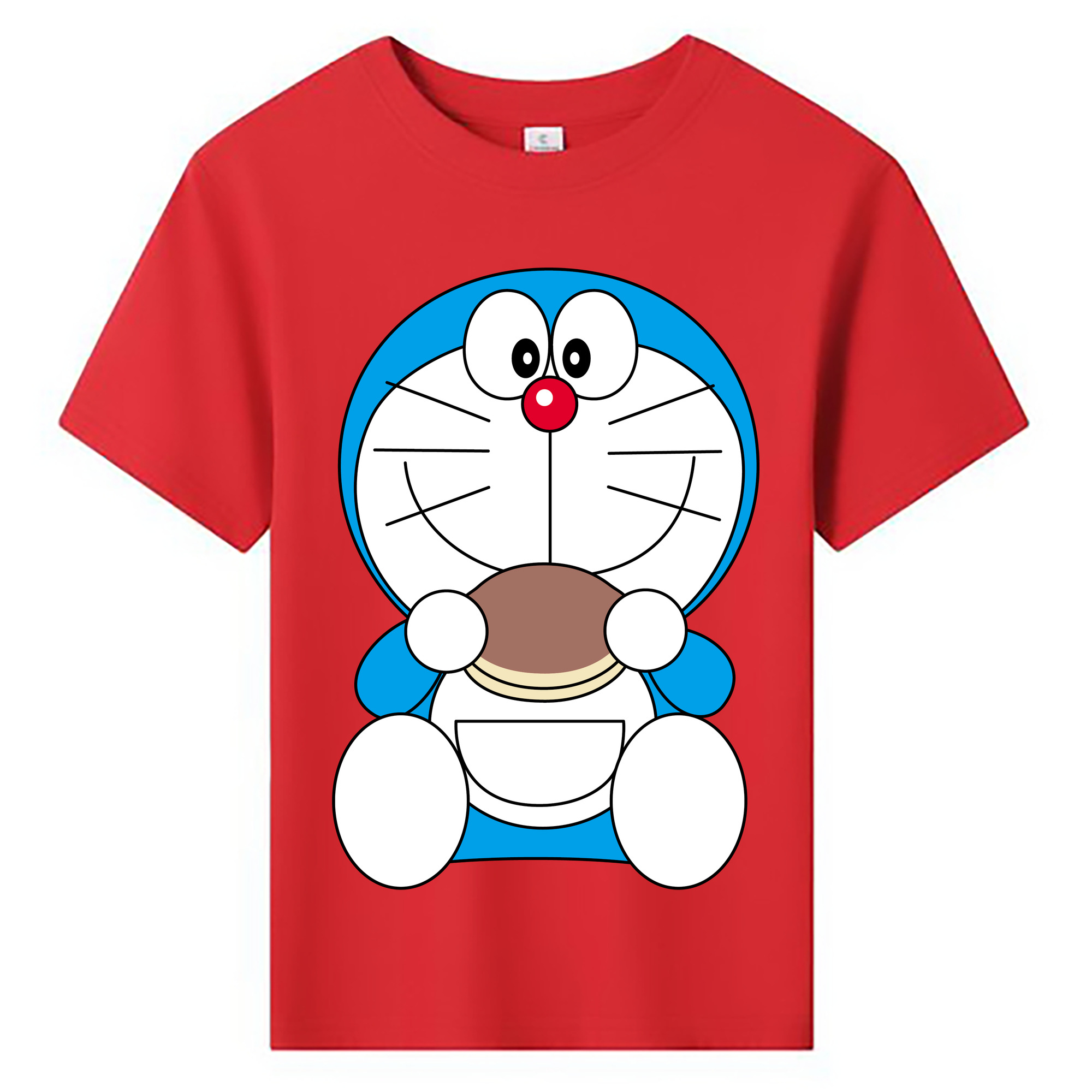 （画像用） ドラえもん Doraemon 綿100％キッズTシャツ（フロントプリント）