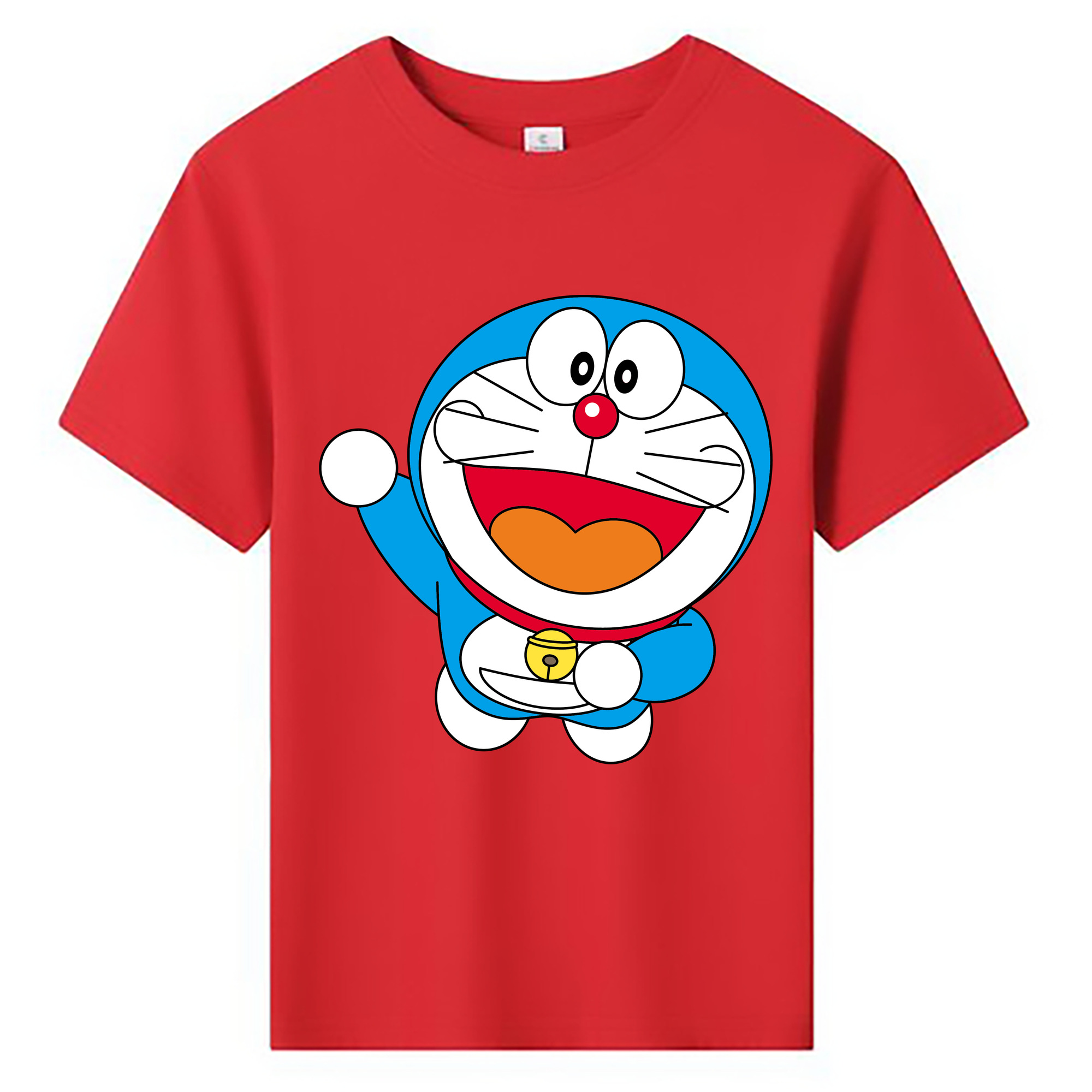 （画像用） ドラえもん Doraemon 綿100％キッズTシャツ（フロントプリント）