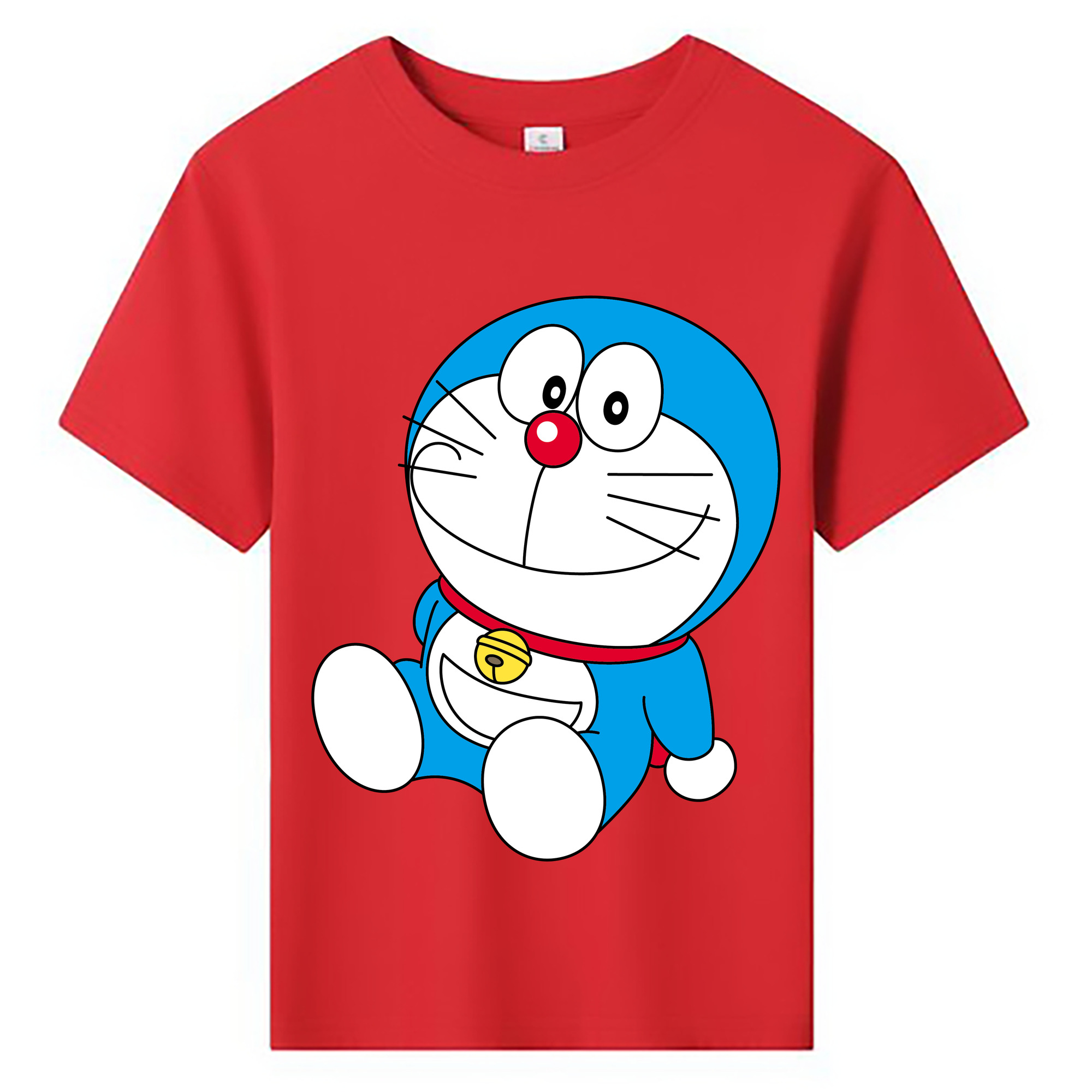 （画像用） ドラえもん Doraemon 綿100％キッズTシャツ（フロントプリント）
