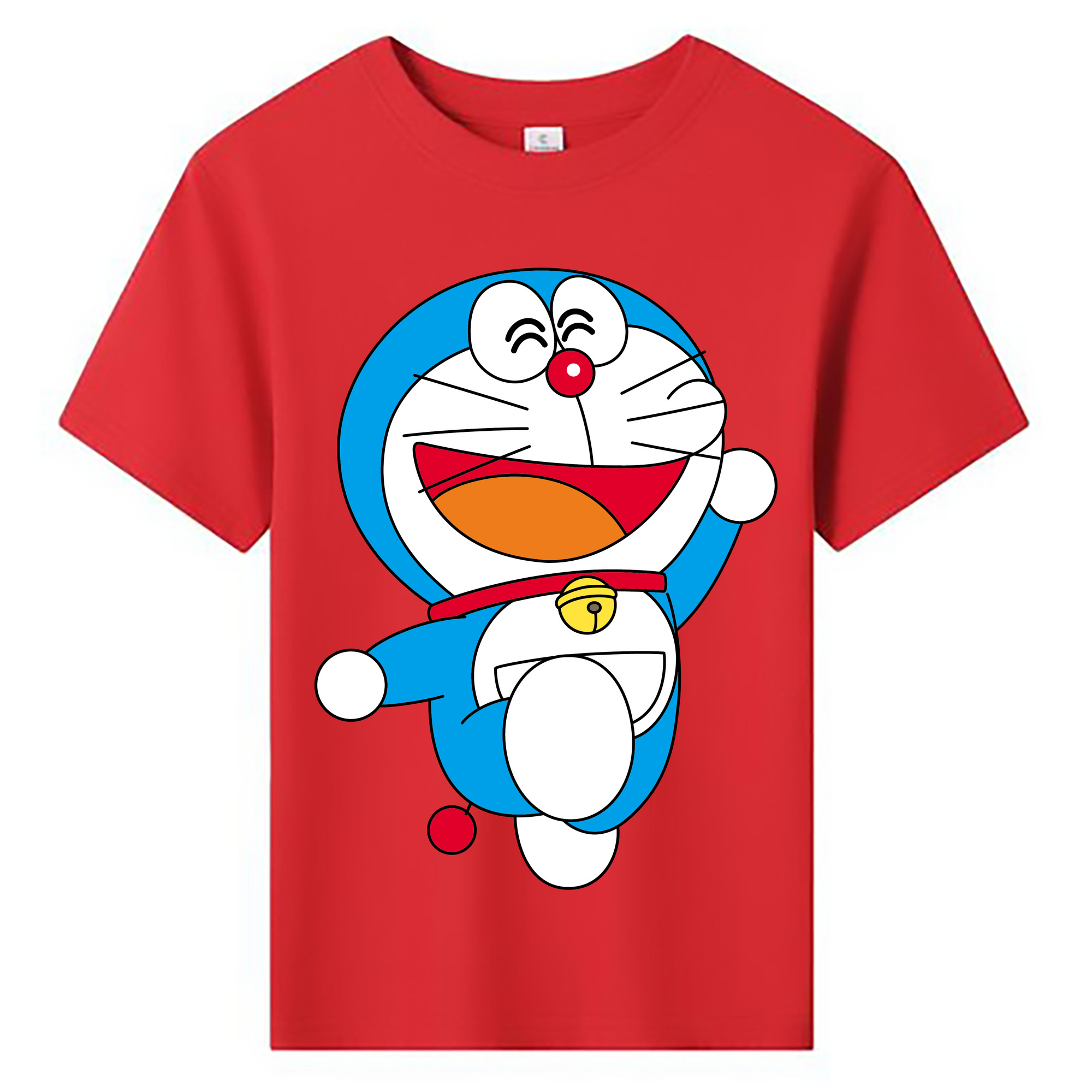 （画像用） ドラえもん Doraemon 綿100％キッズTシャツ（フロントプリント）