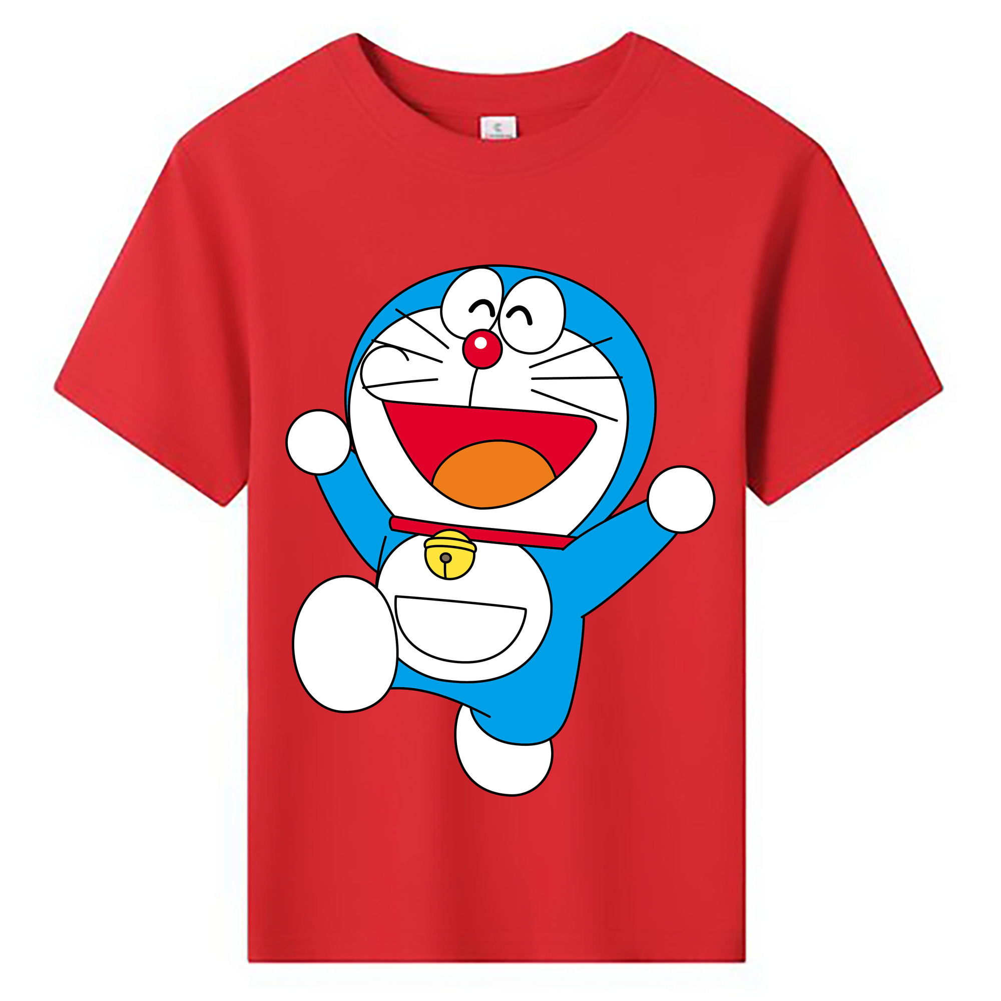 （画像用） ドラえもん Doraemon 綿100％キッズTシャツ（フロントプリント）