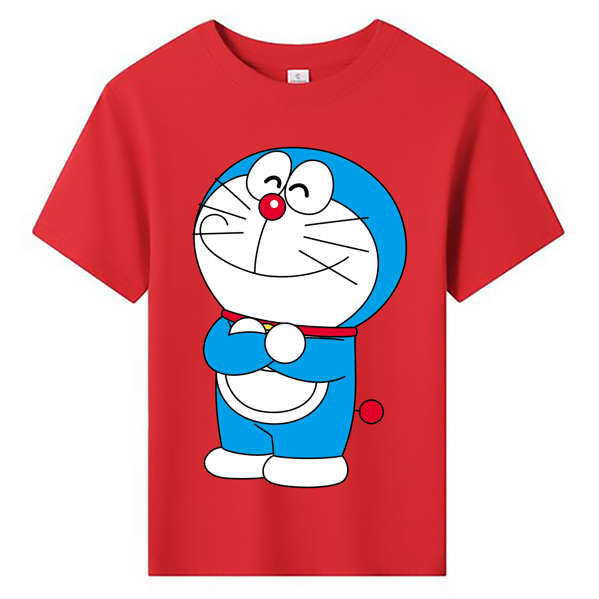 （画像用） ドラえもん Doraemon 綿100％キッズTシャツ（フロントプリント）