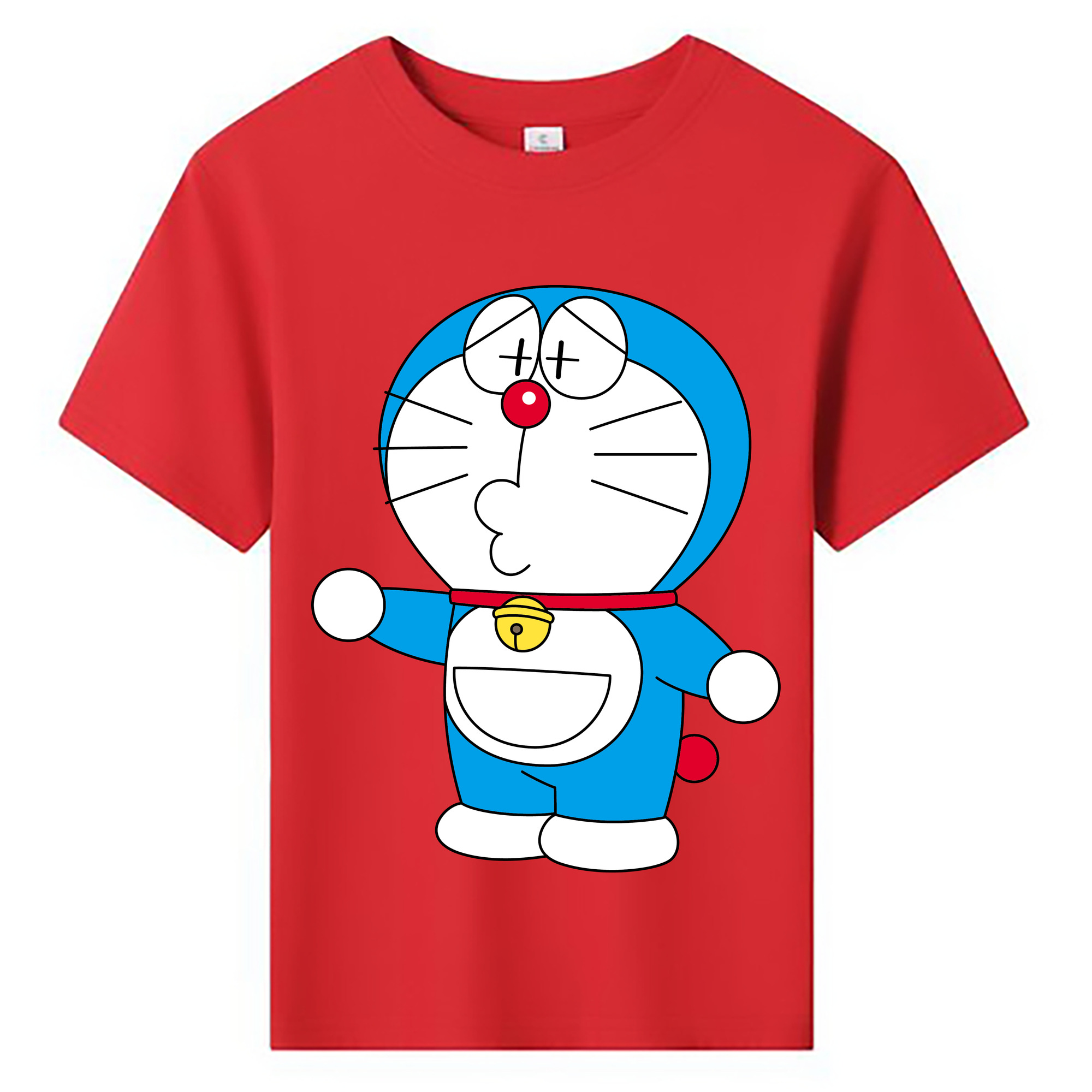 （画像用） ドラえもん Doraemon 綿100％キッズTシャツ（フロントプリント）