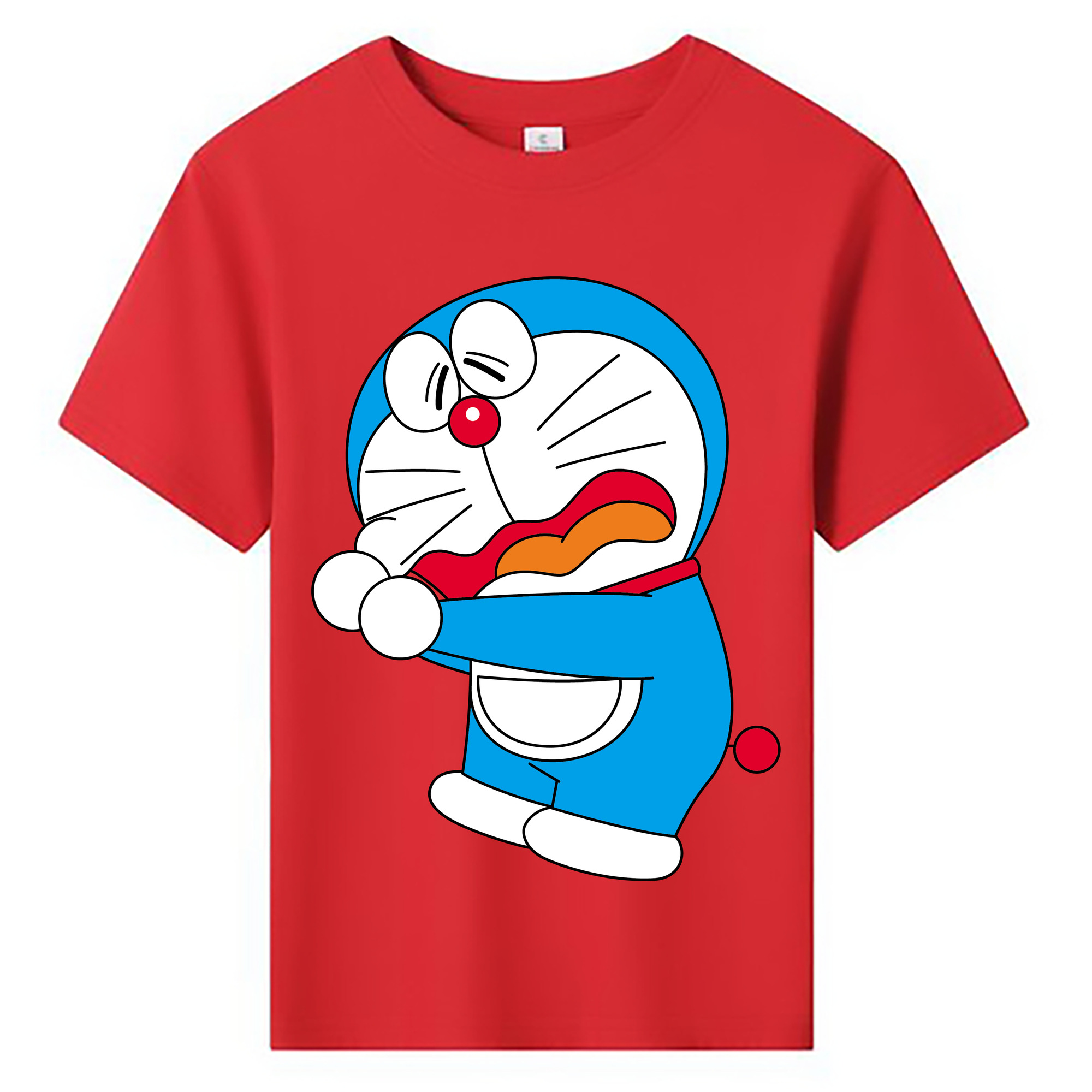 （画像用） ドラえもん Doraemon 綿100％キッズTシャツ（フロントプリント）