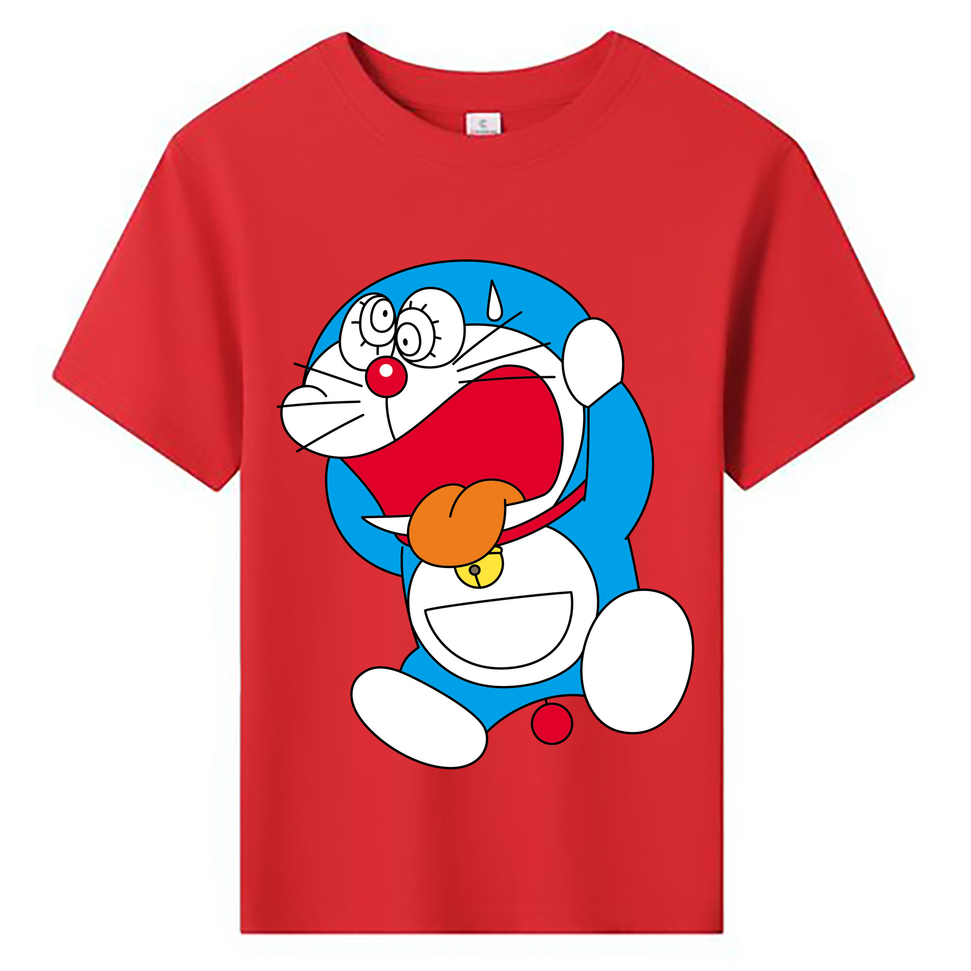 （画像用） ドラえもん Doraemon 綿100％キッズTシャツ（フロントプリント）