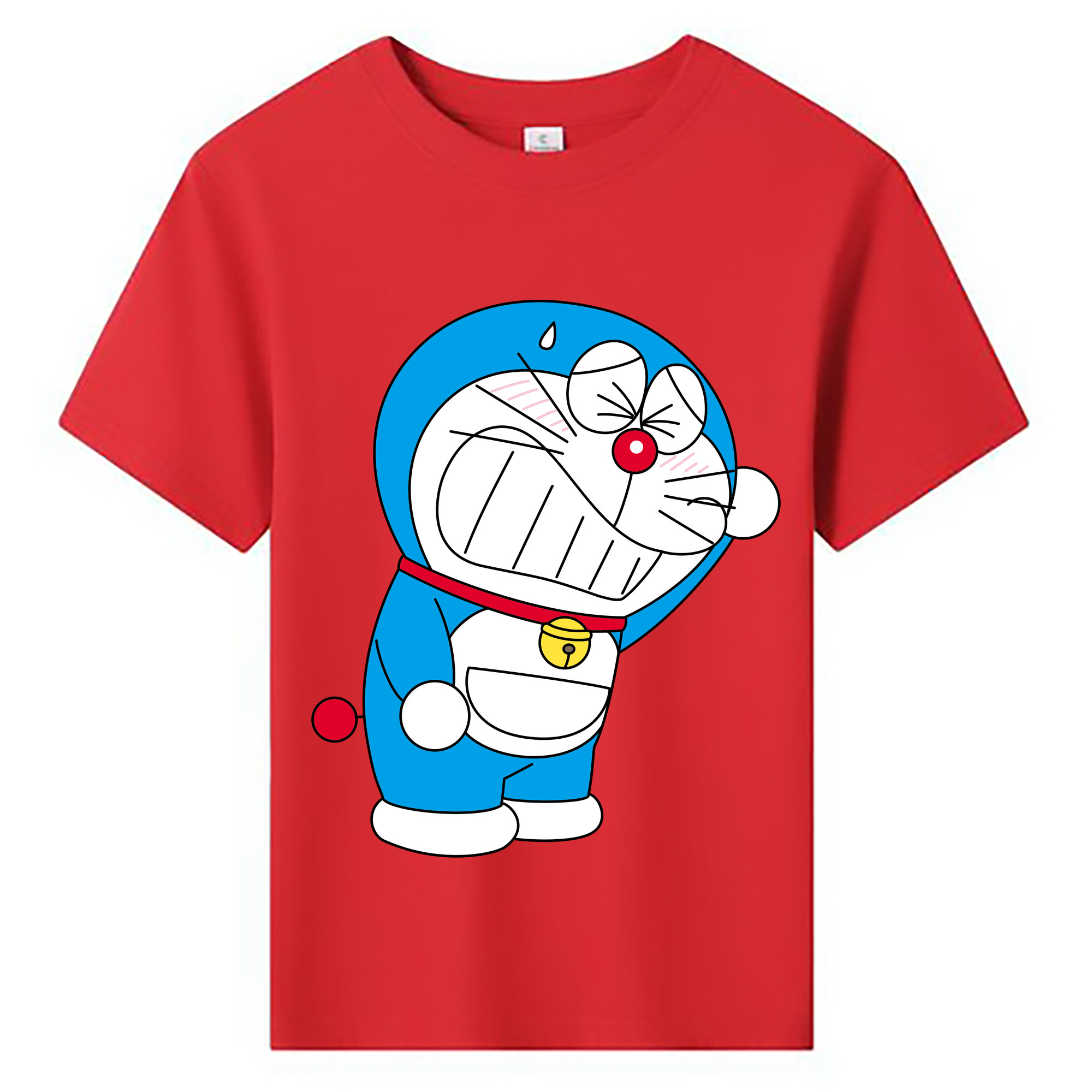（画像用） ドラえもん Doraemon 綿100％キッズTシャツ（フロントプリント）