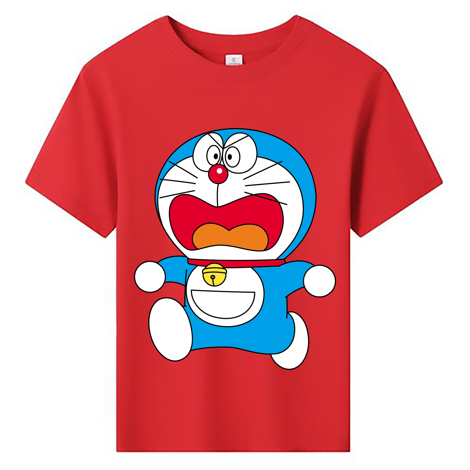 （画像用） ドラえもん Doraemon 綿100％キッズTシャツ（フロントプリント）