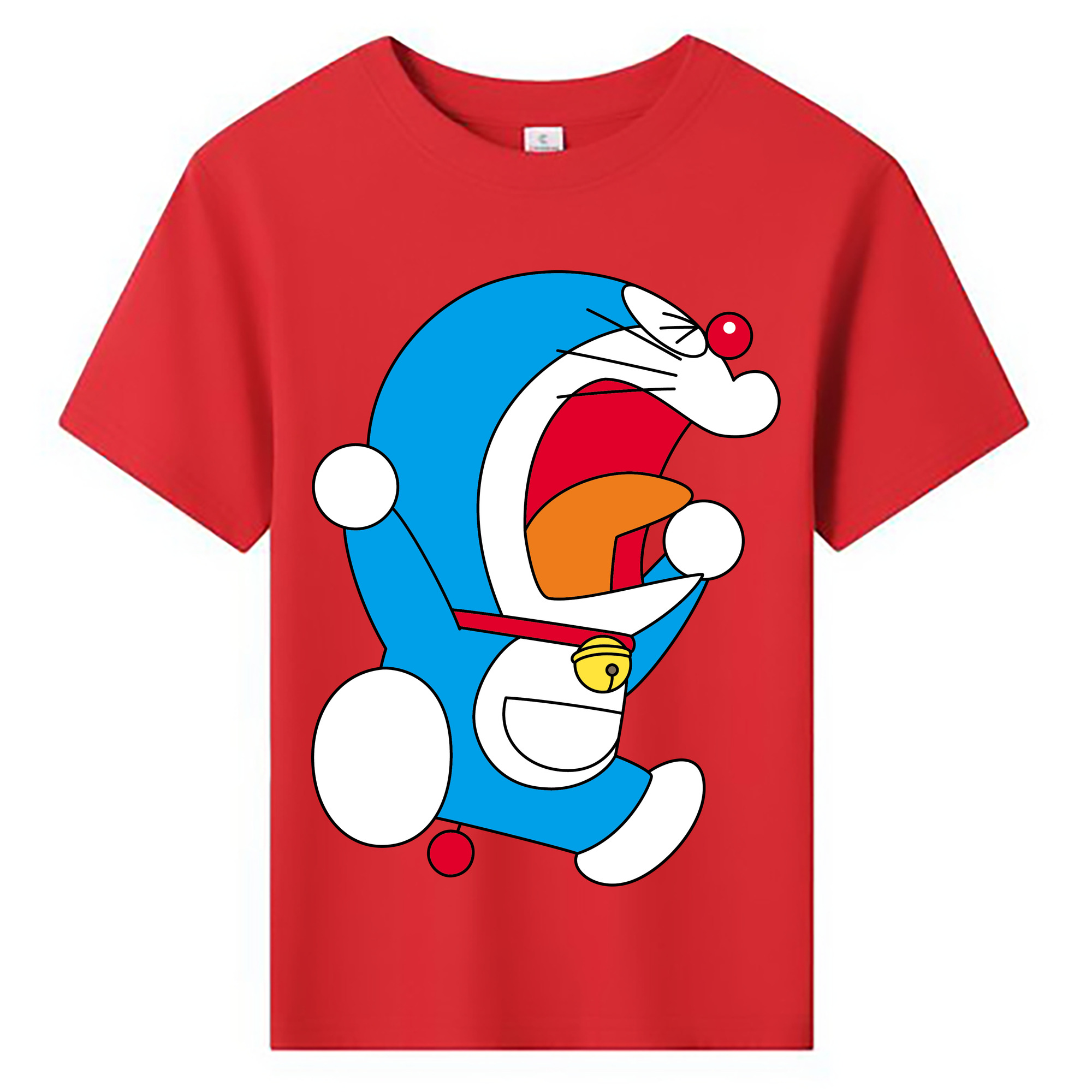 （画像用） ドラえもん Doraemon 綿100％キッズTシャツ（フロントプリント）