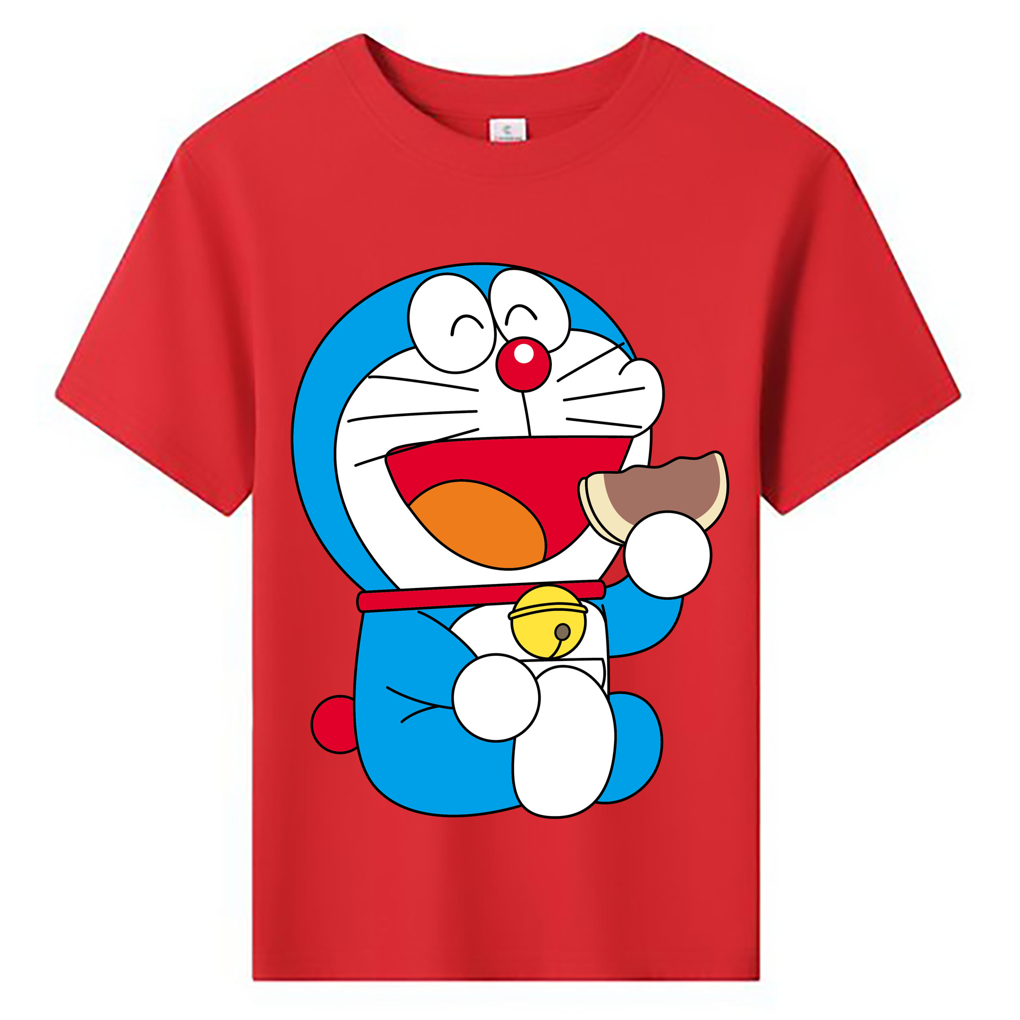 （画像用） ドラえもん Doraemon 綿100％キッズTシャツ（フロントプリント）
