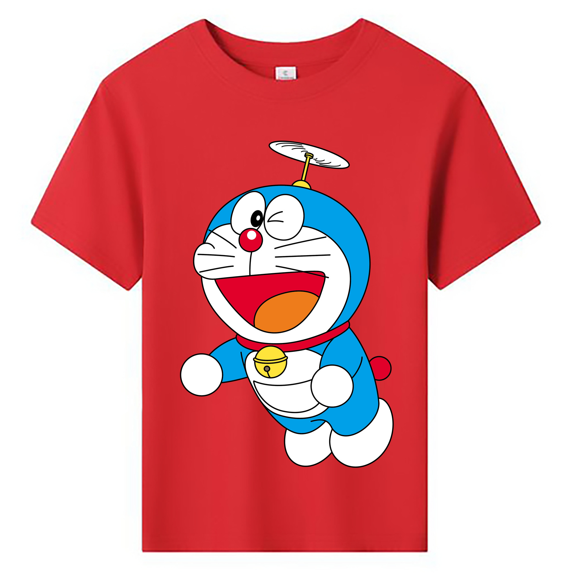 （画像用） ドラえもん Doraemon 綿100％キッズTシャツ（フロントプリント）