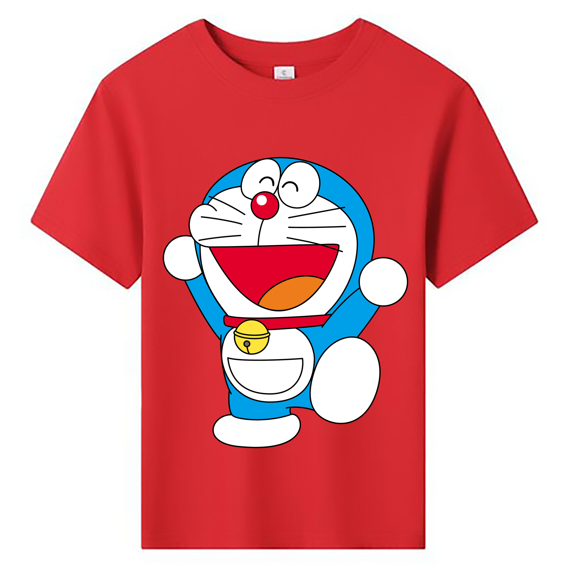 （画像用） ドラえもん Doraemon 綿100％キッズTシャツ（フロントプリント）