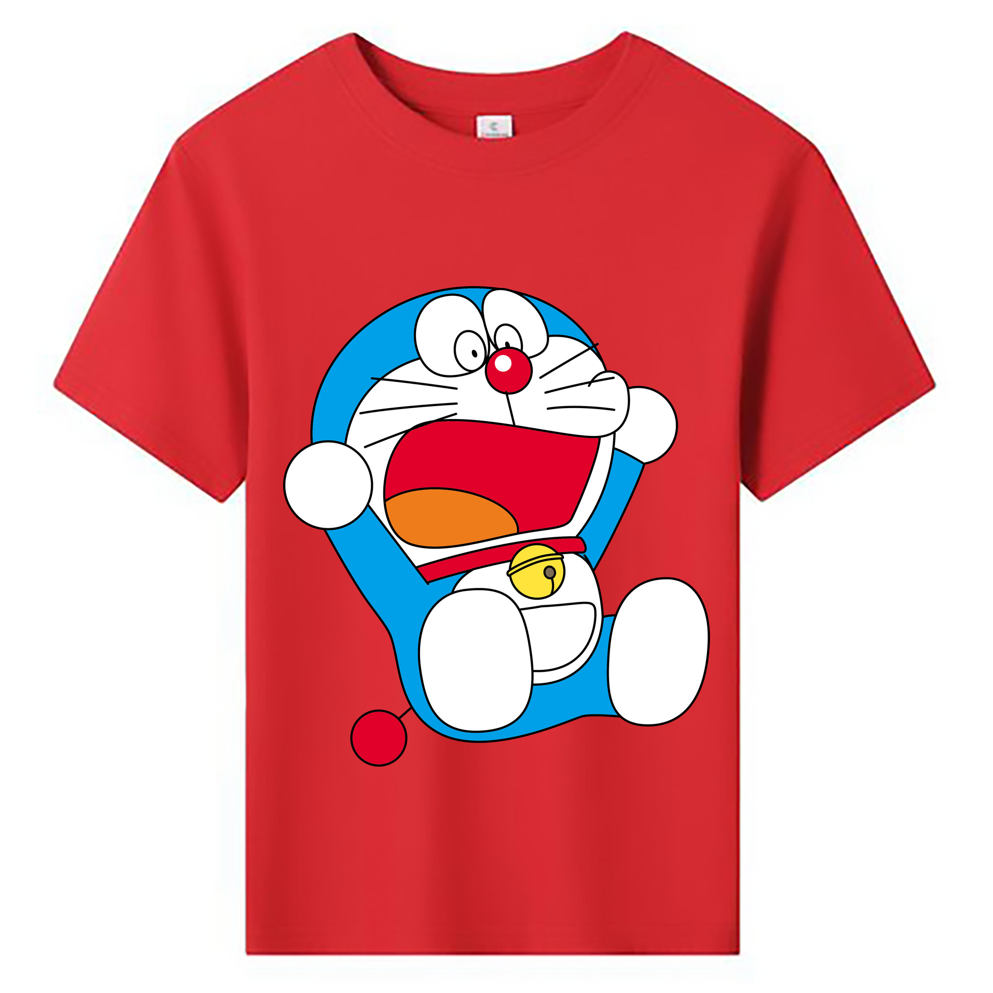 （画像用） ドラえもん Doraemon 綿100％キッズTシャツ（フロントプリント）