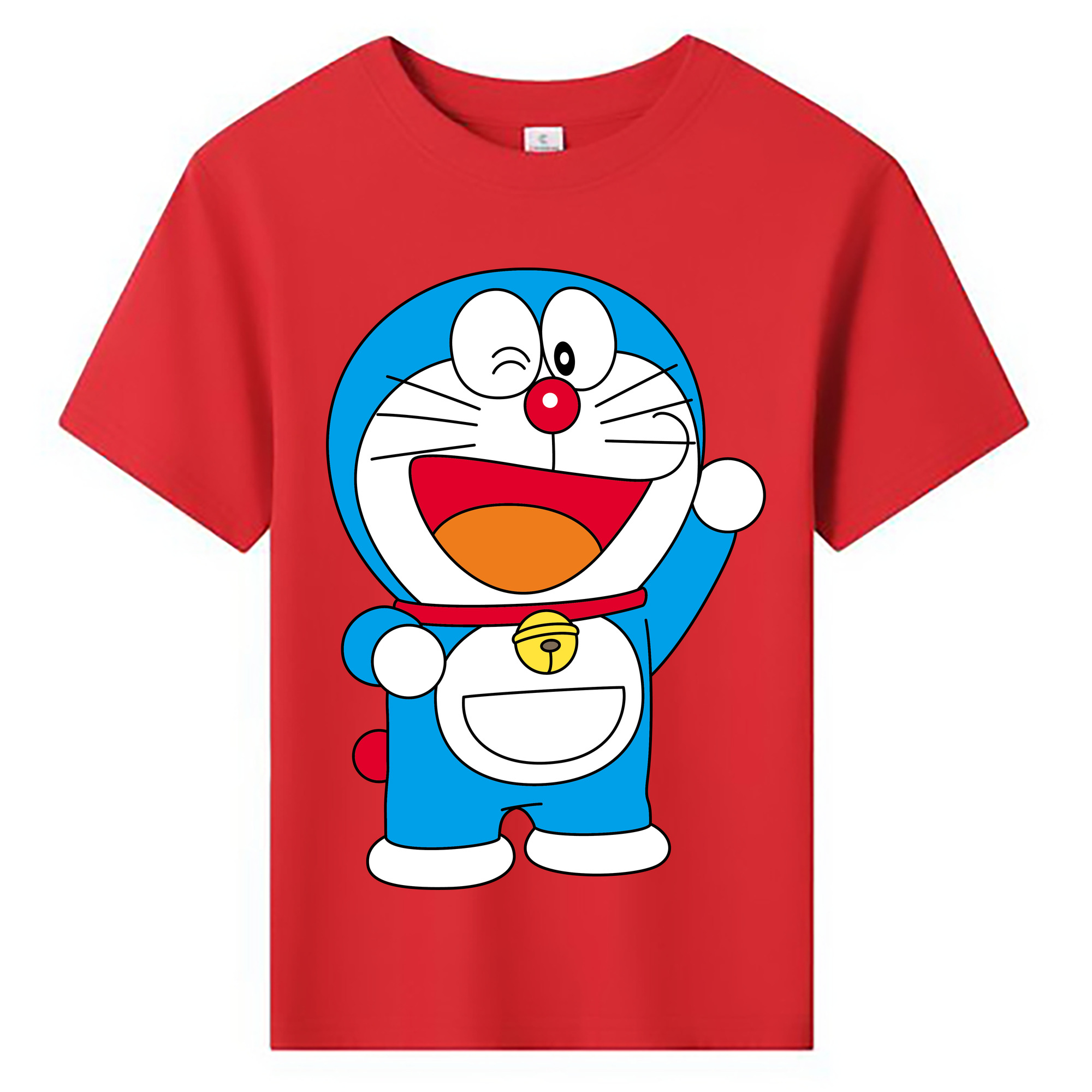 （画像用） ドラえもん Doraemon 綿100％キッズTシャツ（フロントプリント）