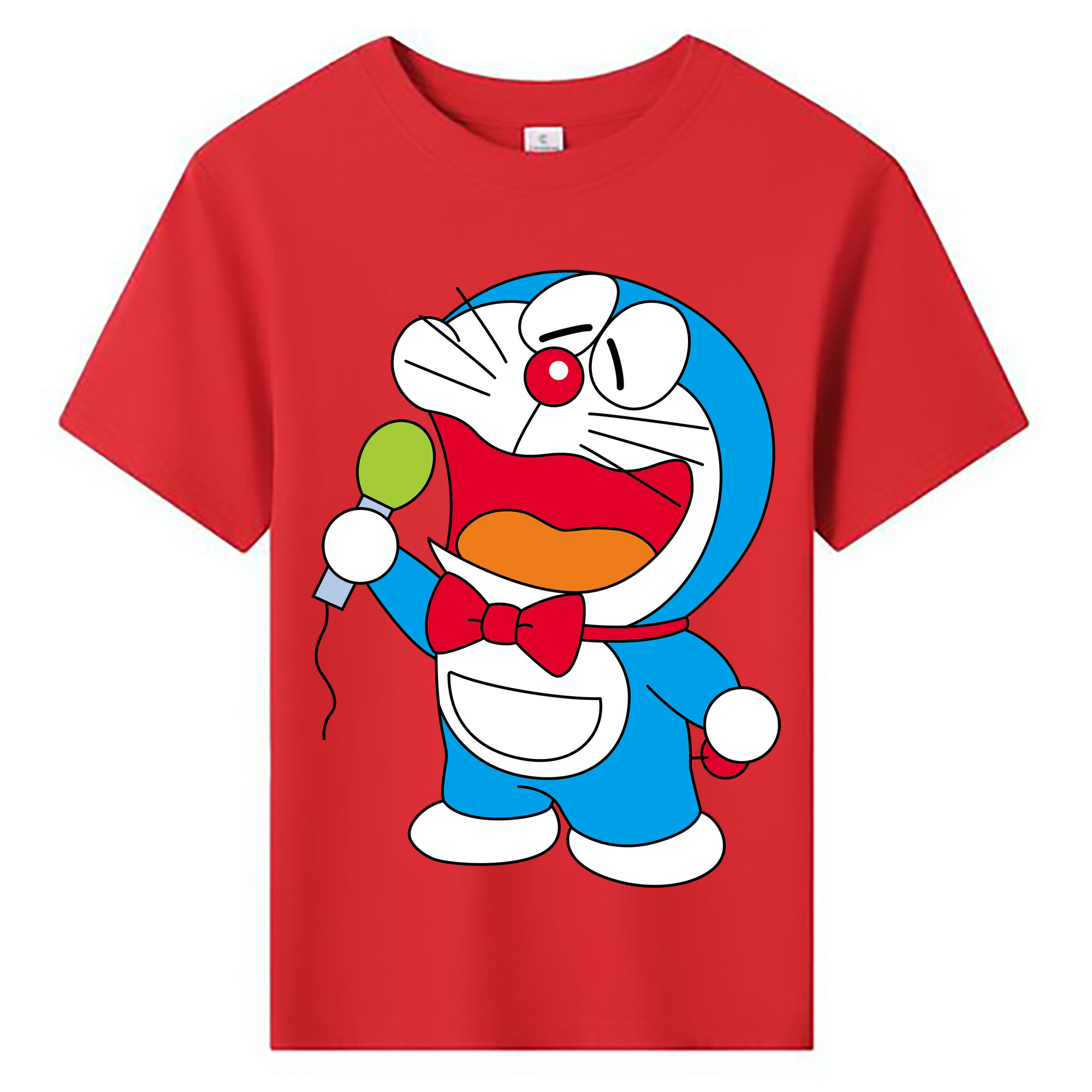 （画像用） ドラえもん Doraemon 綿100％キッズTシャツ（フロントプリント）