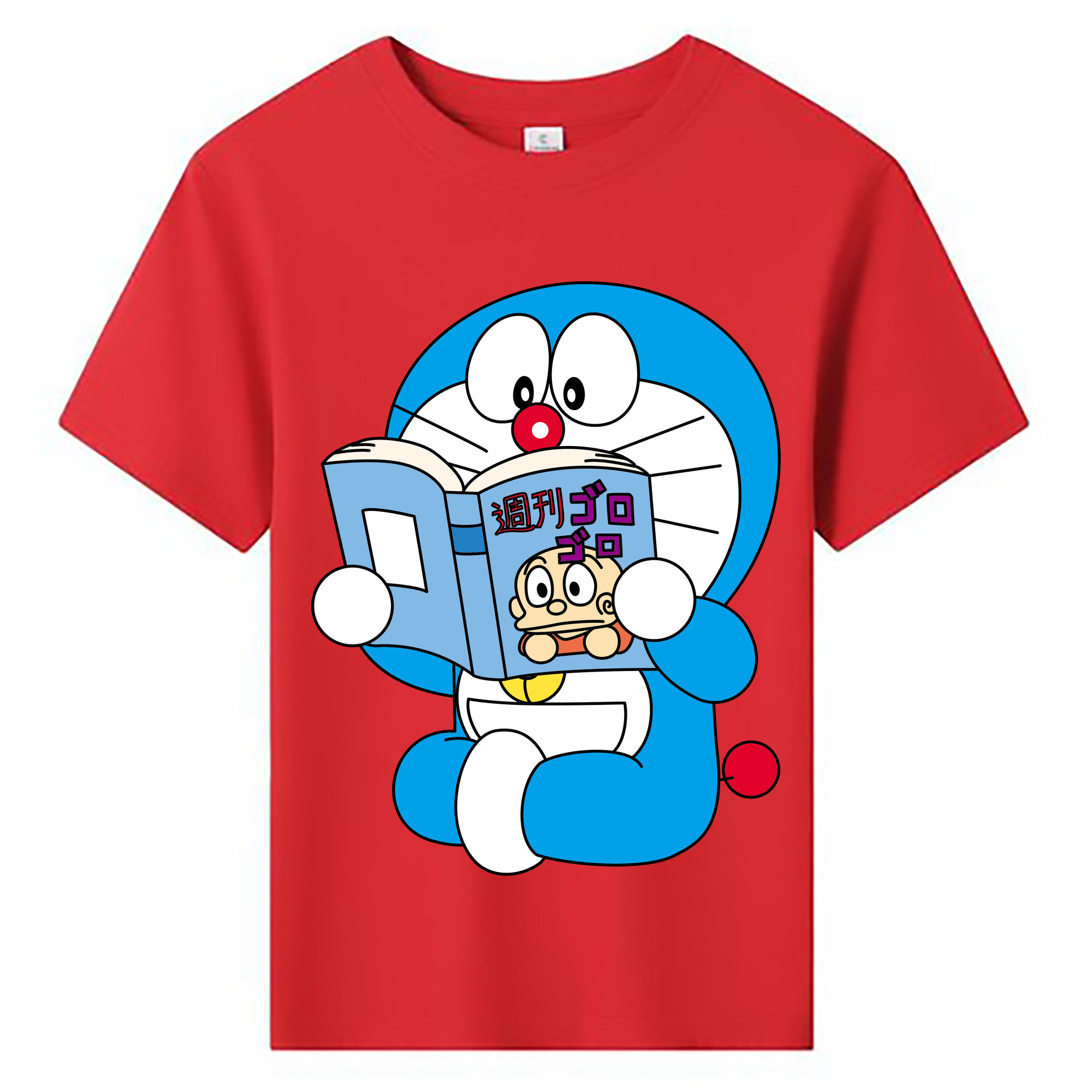 （画像用） ドラえもん Doraemon 綿100％キッズTシャツ（フロントプリント）