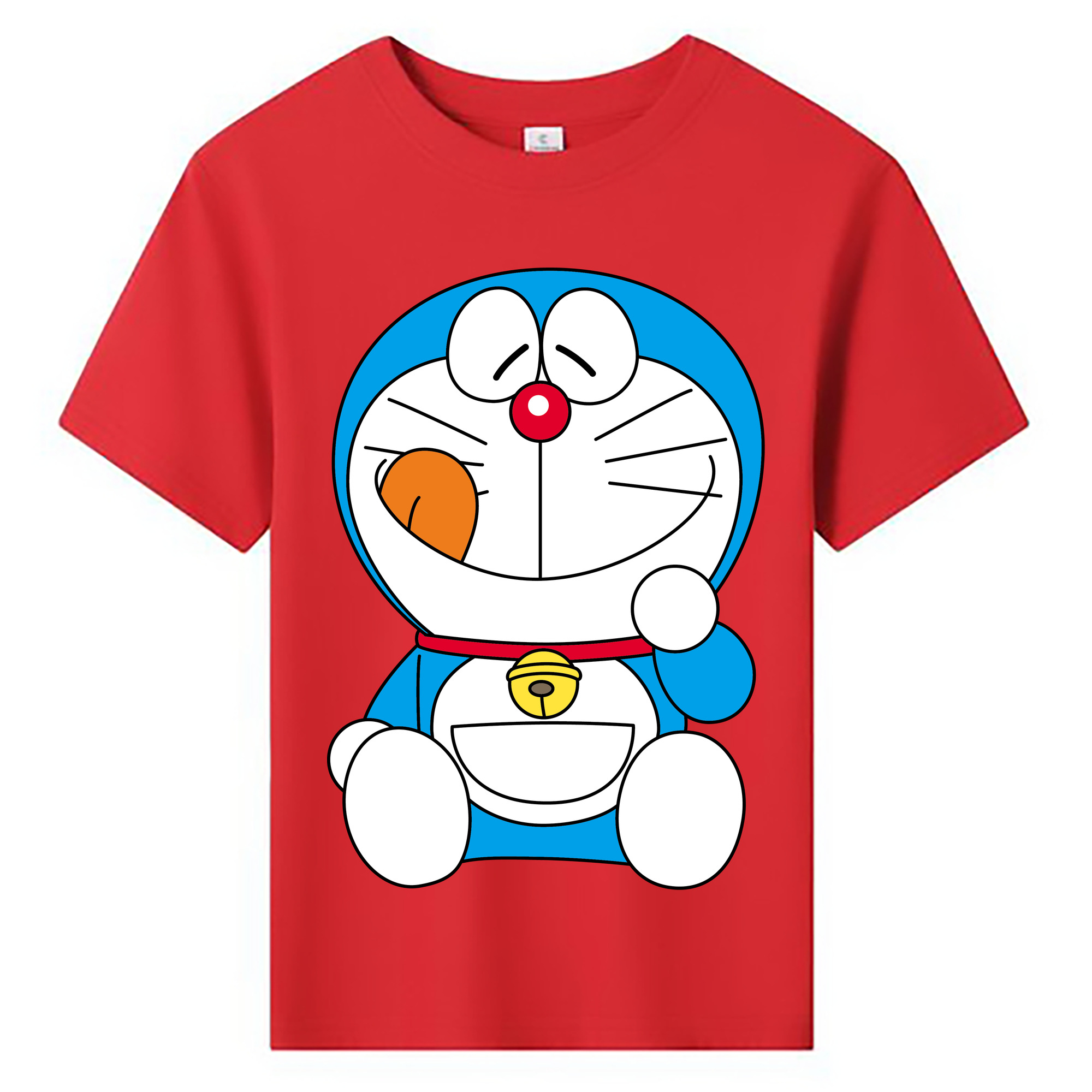 （画像用） ドラえもん Doraemon 綿100％キッズTシャツ（フロントプリント）