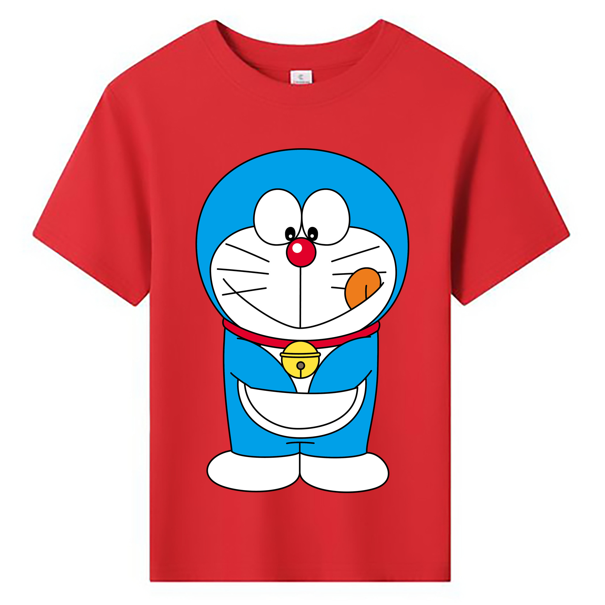 （画像用） ドラえもん Doraemon 綿100％キッズTシャツ（フロントプリント）