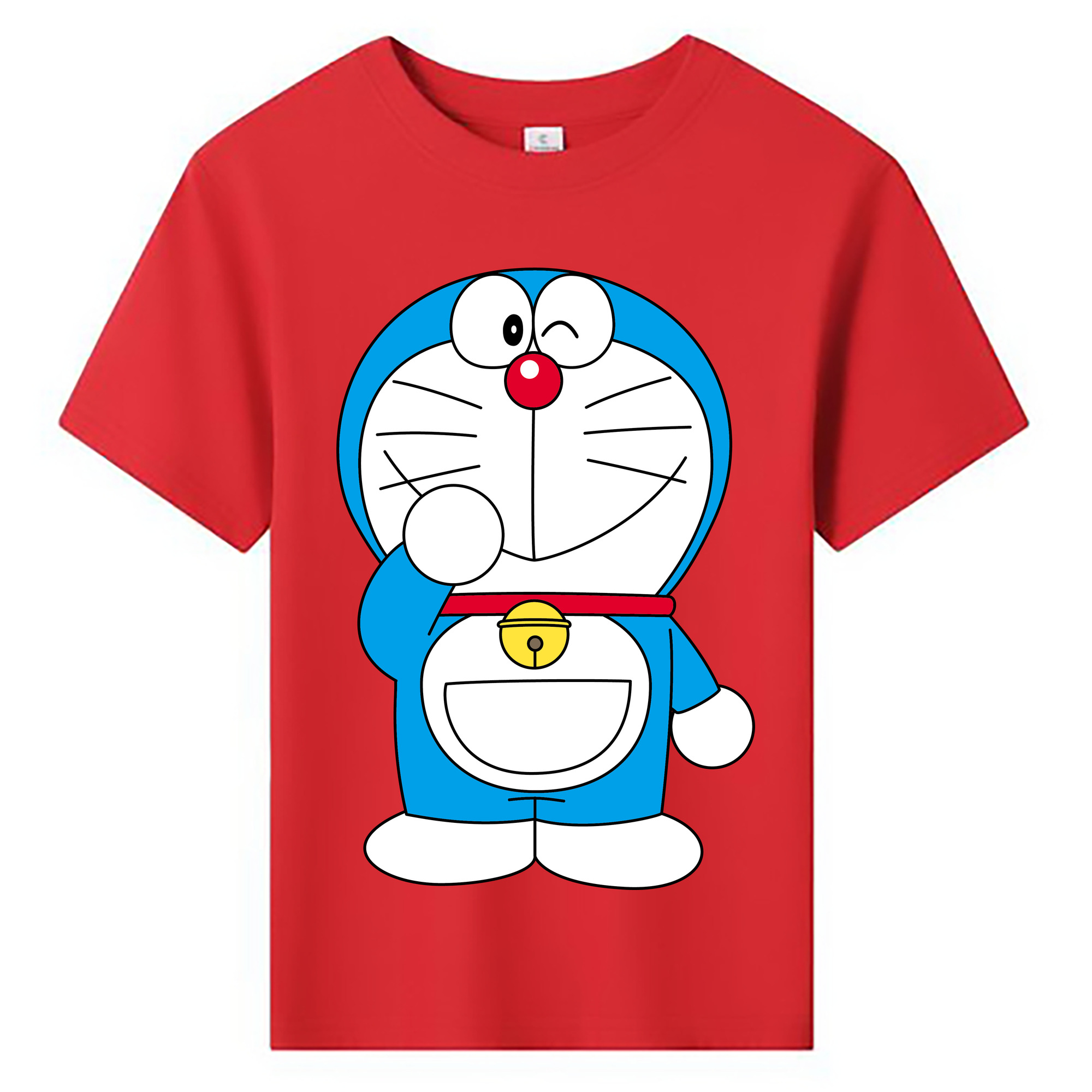 （画像用） ドラえもん Doraemon 綿100％キッズTシャツ（フロントプリント）