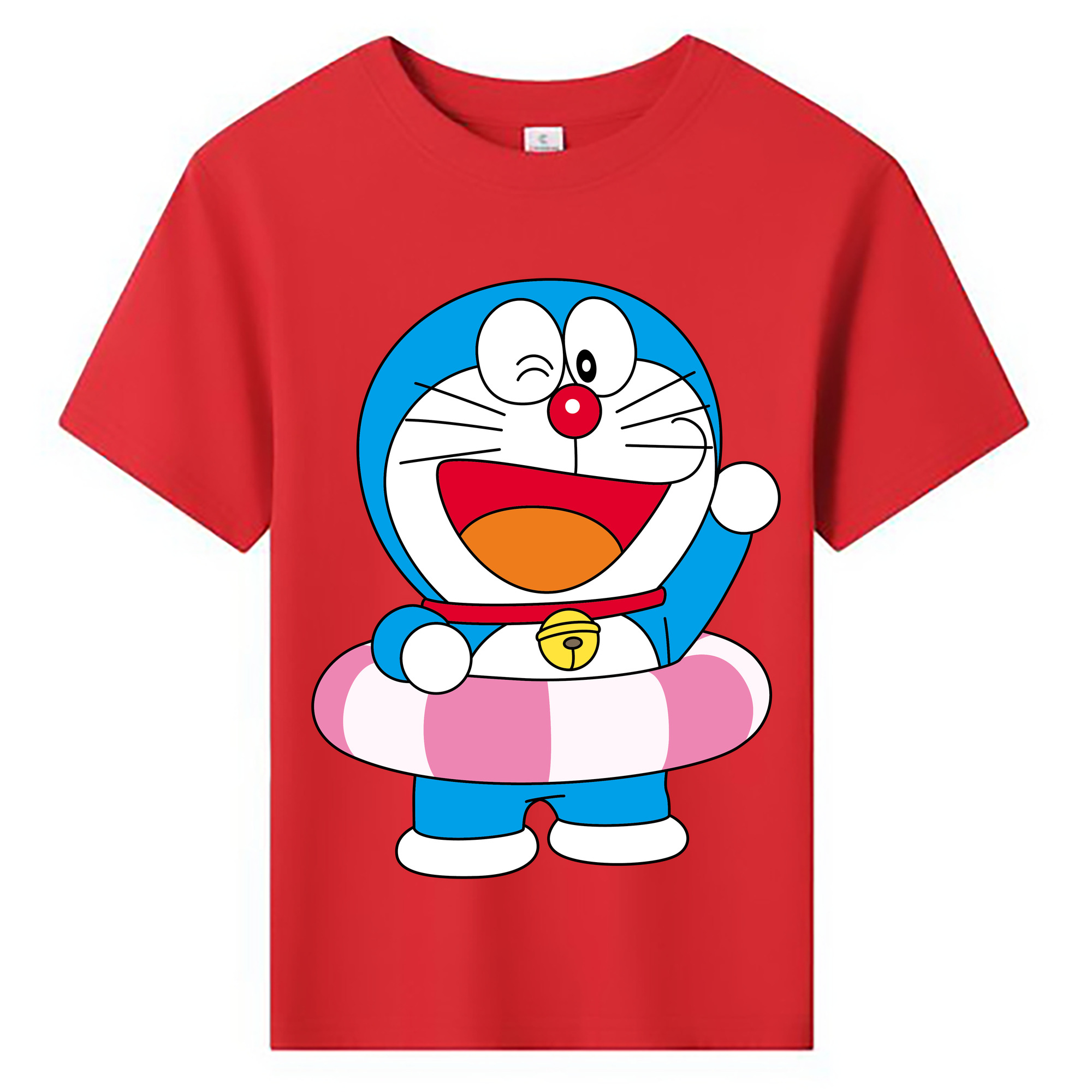 （画像用） ドラえもん Doraemon 綿100％キッズTシャツ（フロントプリント）