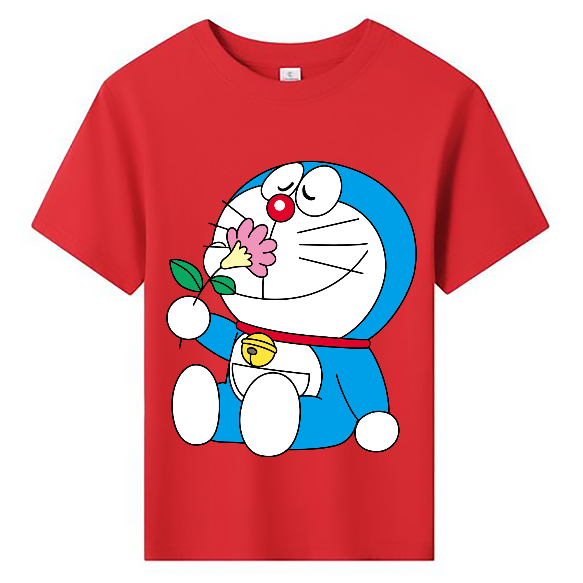 （画像用） ドラえもん Doraemon 綿100％キッズTシャツ（フロントプリント）