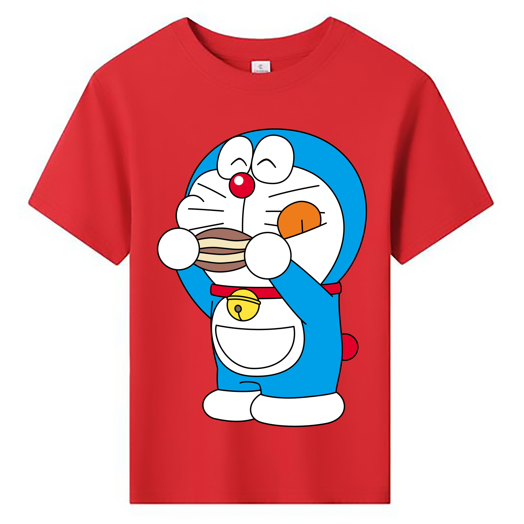 （画像用） ドラえもん Doraemon 綿100％キッズTシャツ（フロントプリント）