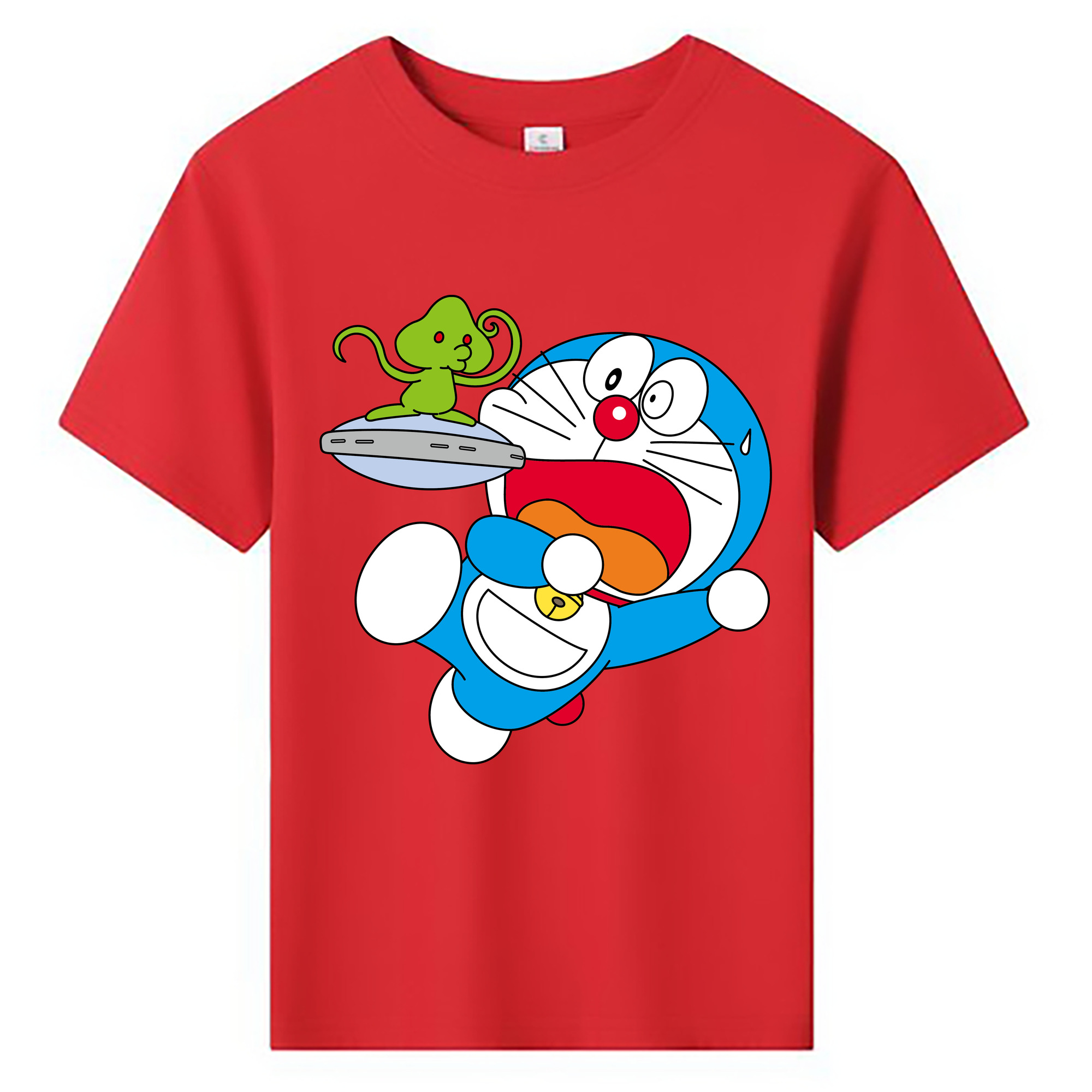 （画像用） ドラえもん Doraemon 綿100％キッズTシャツ（フロントプリント）