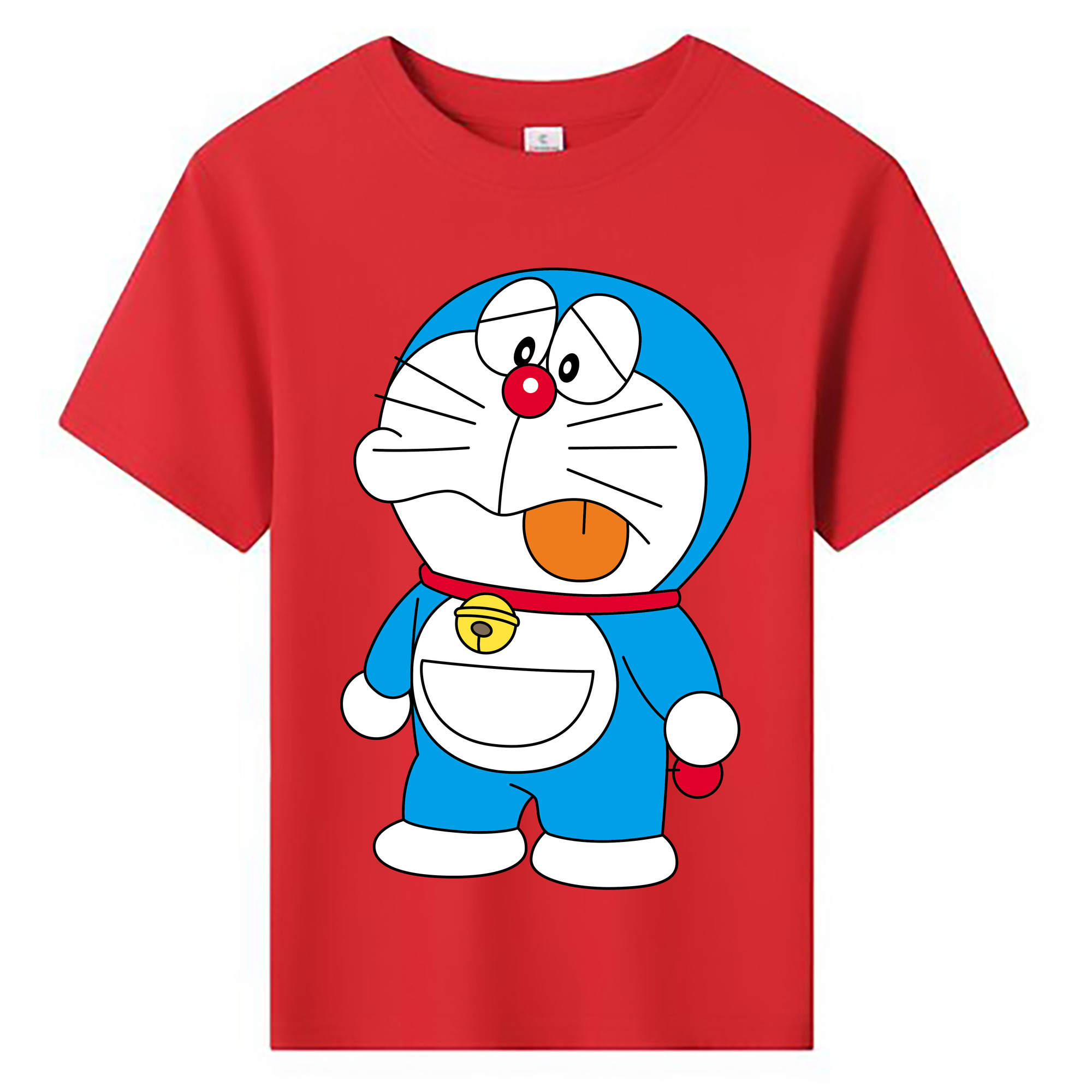 （画像用） ドラえもん Doraemon 綿100％キッズTシャツ（フロントプリント）