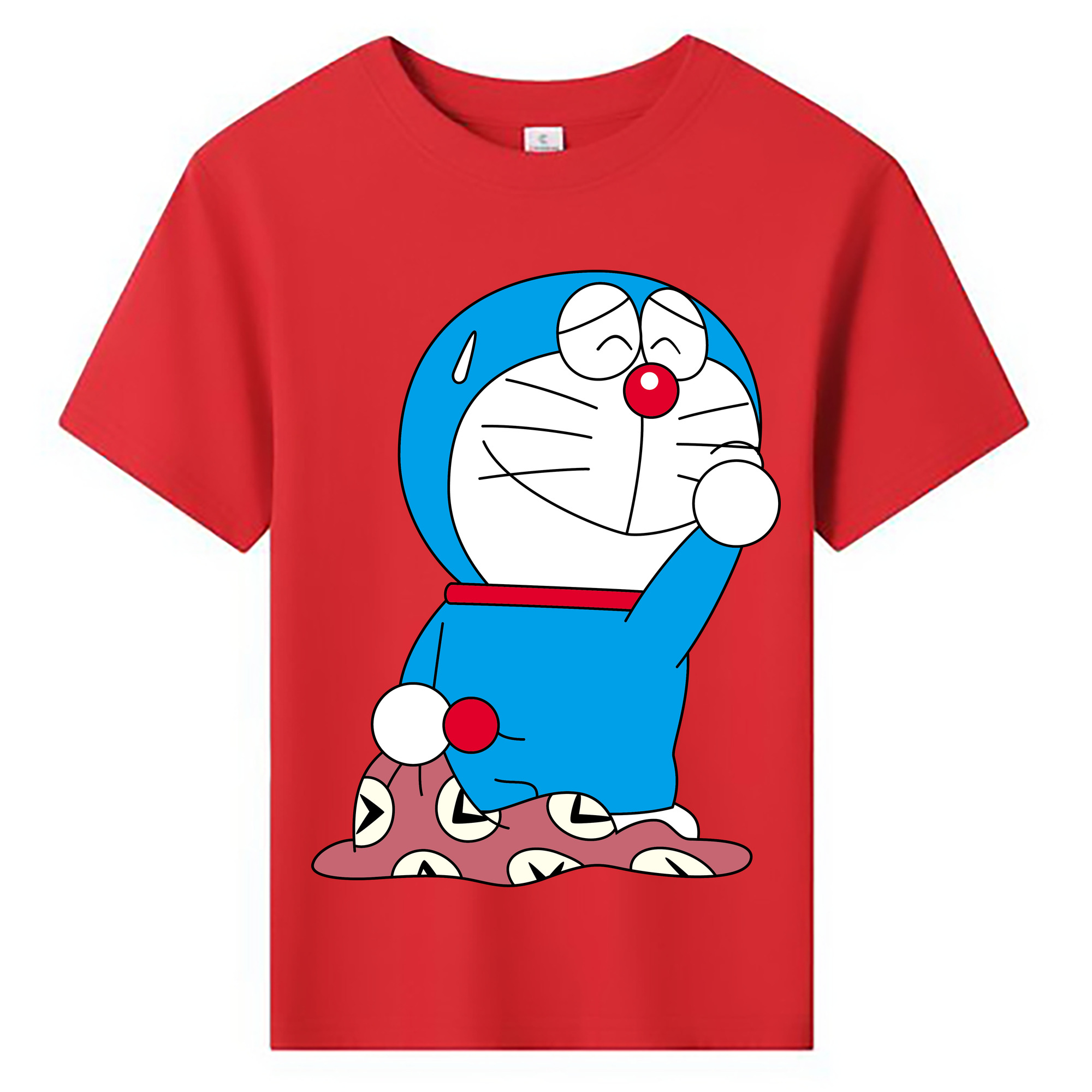 （画像用） ドラえもん Doraemon 綿100％キッズTシャツ（フロントプリント）