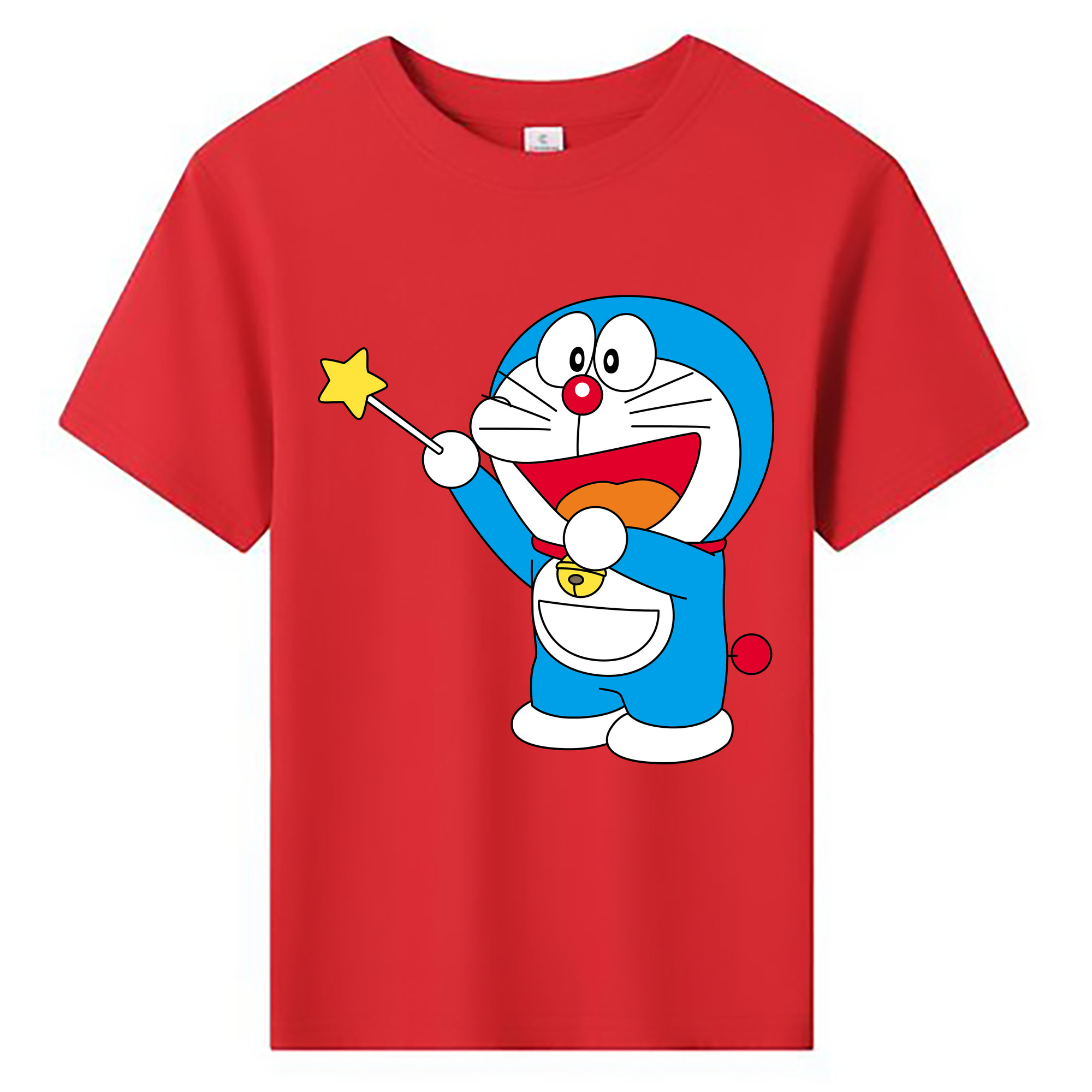 （画像用） ドラえもん Doraemon 綿100％キッズTシャツ（フロントプリント）