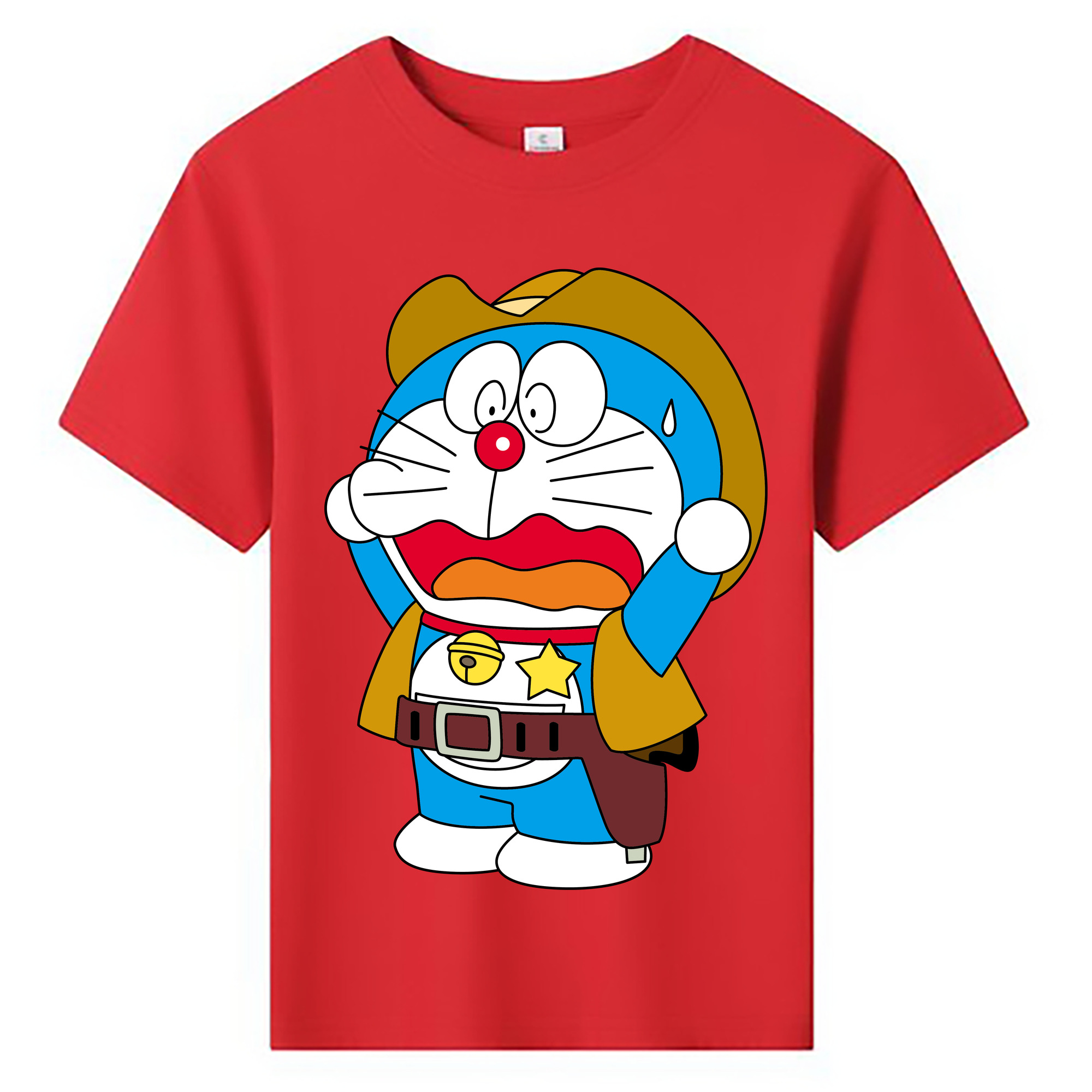 （画像用） ドラえもん Doraemon 綿100％キッズTシャツ（フロントプリント）