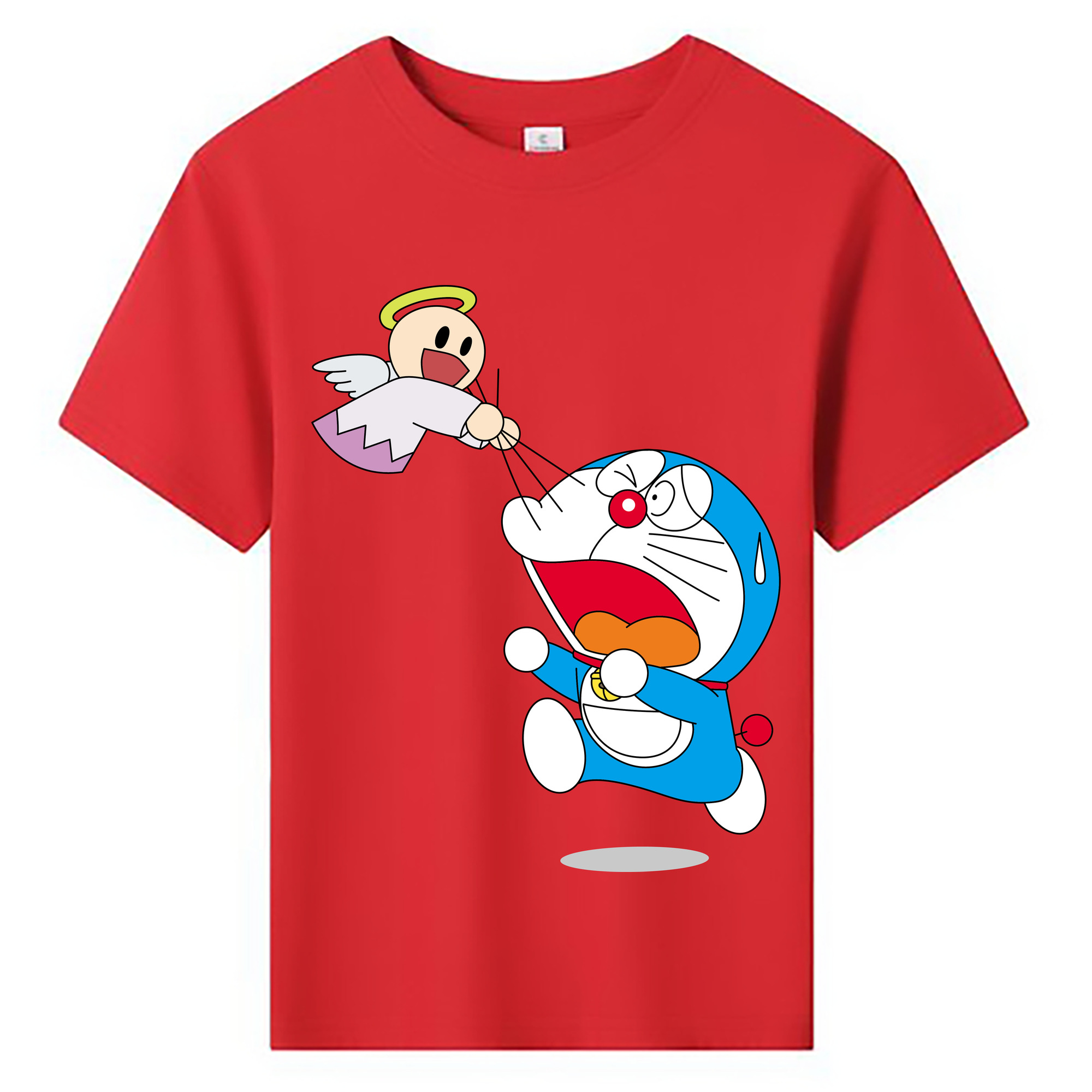 （画像用） ドラえもん Doraemon 綿100％キッズTシャツ（フロントプリント）
