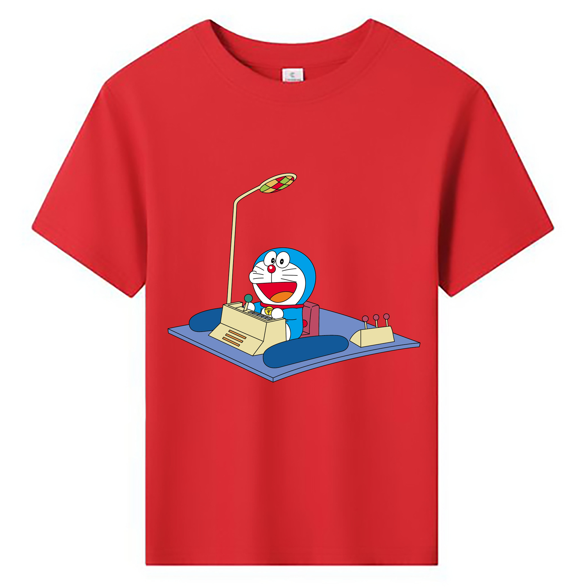 （画像用） ドラえもん Doraemon 綿100％キッズTシャツ（フロントプリント）