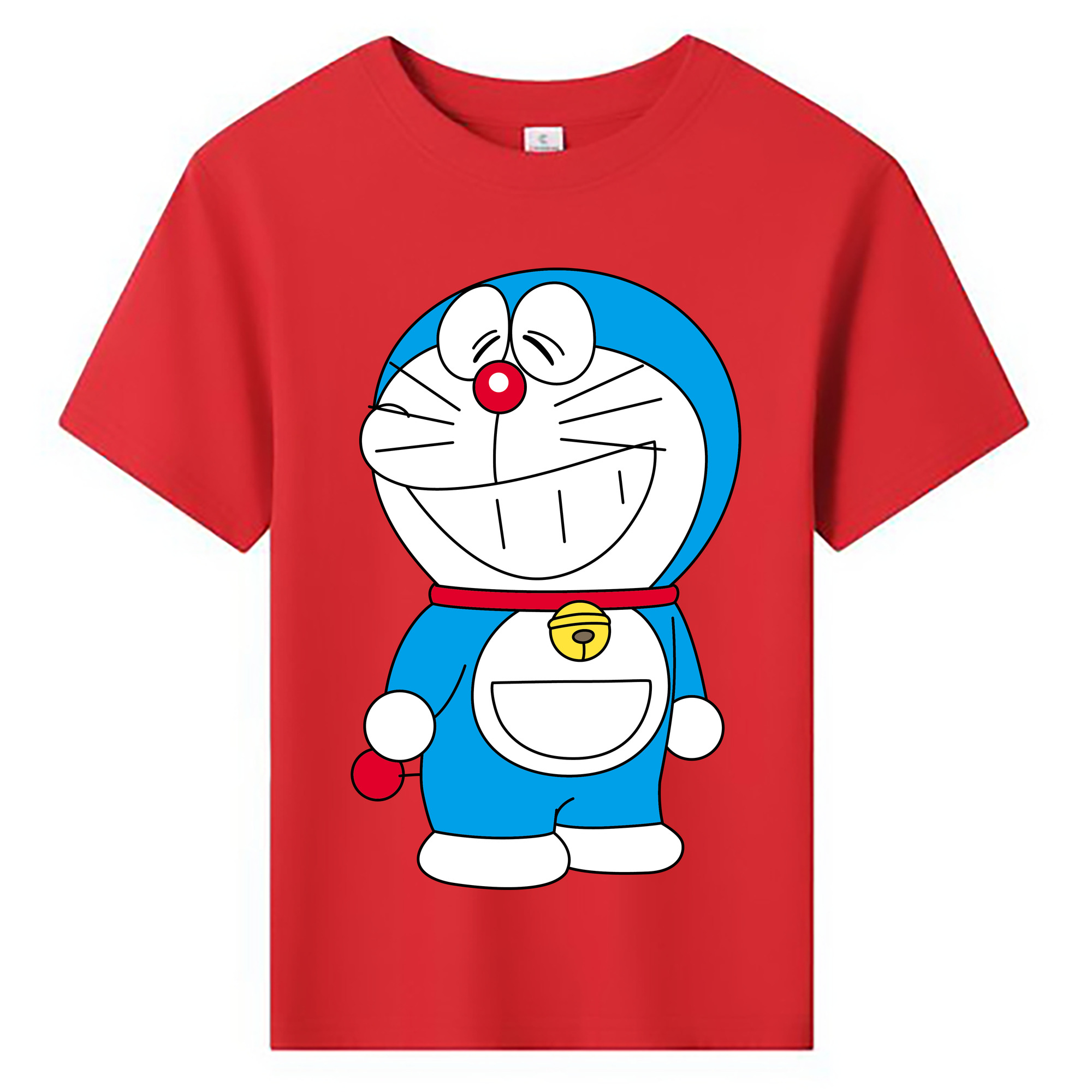 （画像用） ドラえもん Doraemon 綿100％キッズTシャツ（フロントプリント）